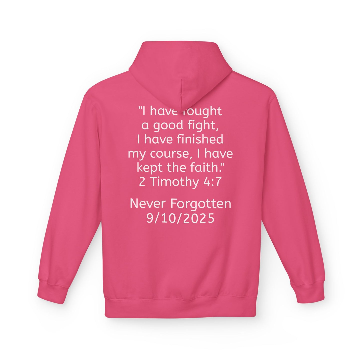 Patriotic Faith Hoodie, Unisex Inspirational Sweatshirt, Tribute Gift, Freedom Apparel, Motivational Hoodie