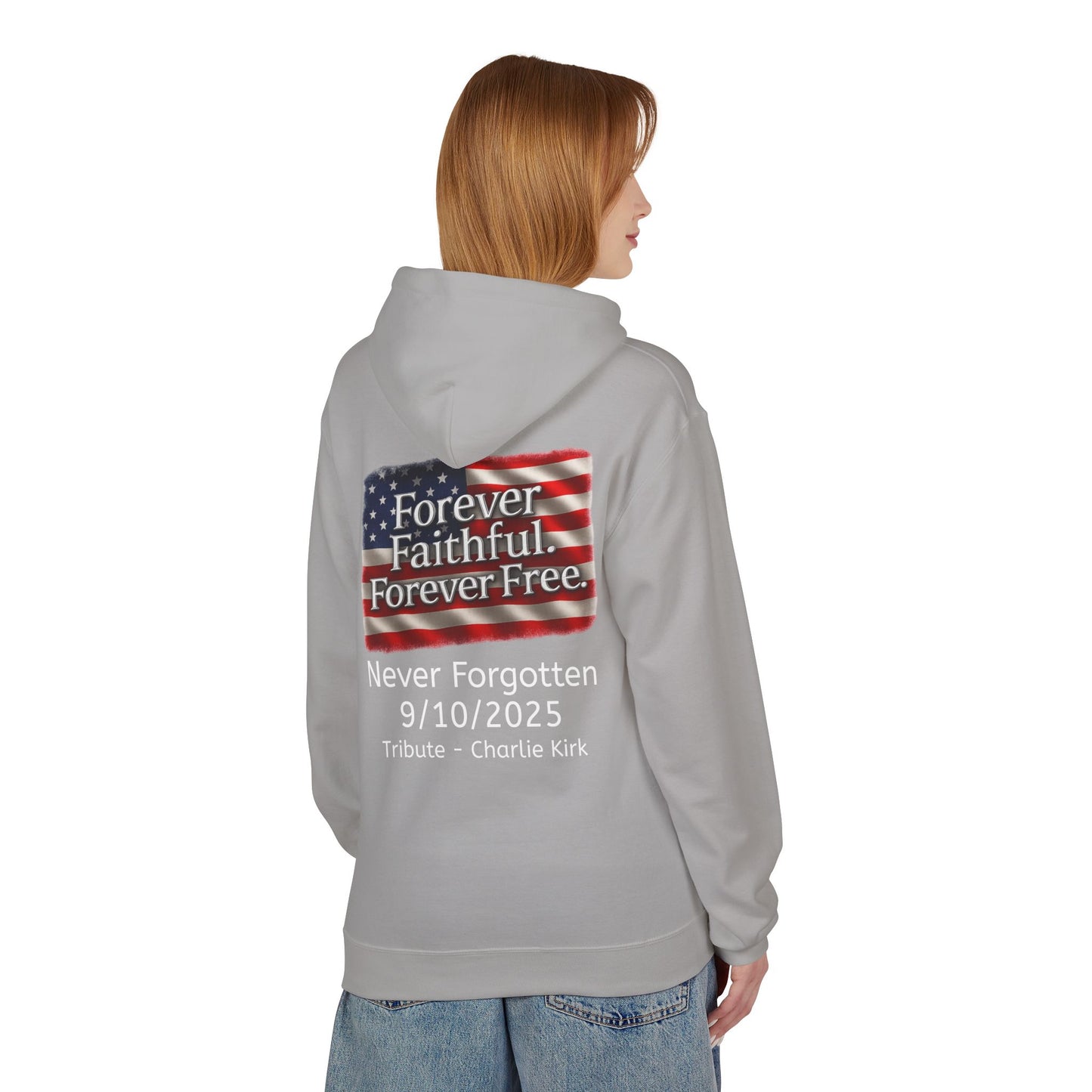 FREEDOM Patriotic Faith Hoodie, Unisex Inspirational Sweatshirt, Tribute Gift, Freedom Apparel, Motivational Hoodie