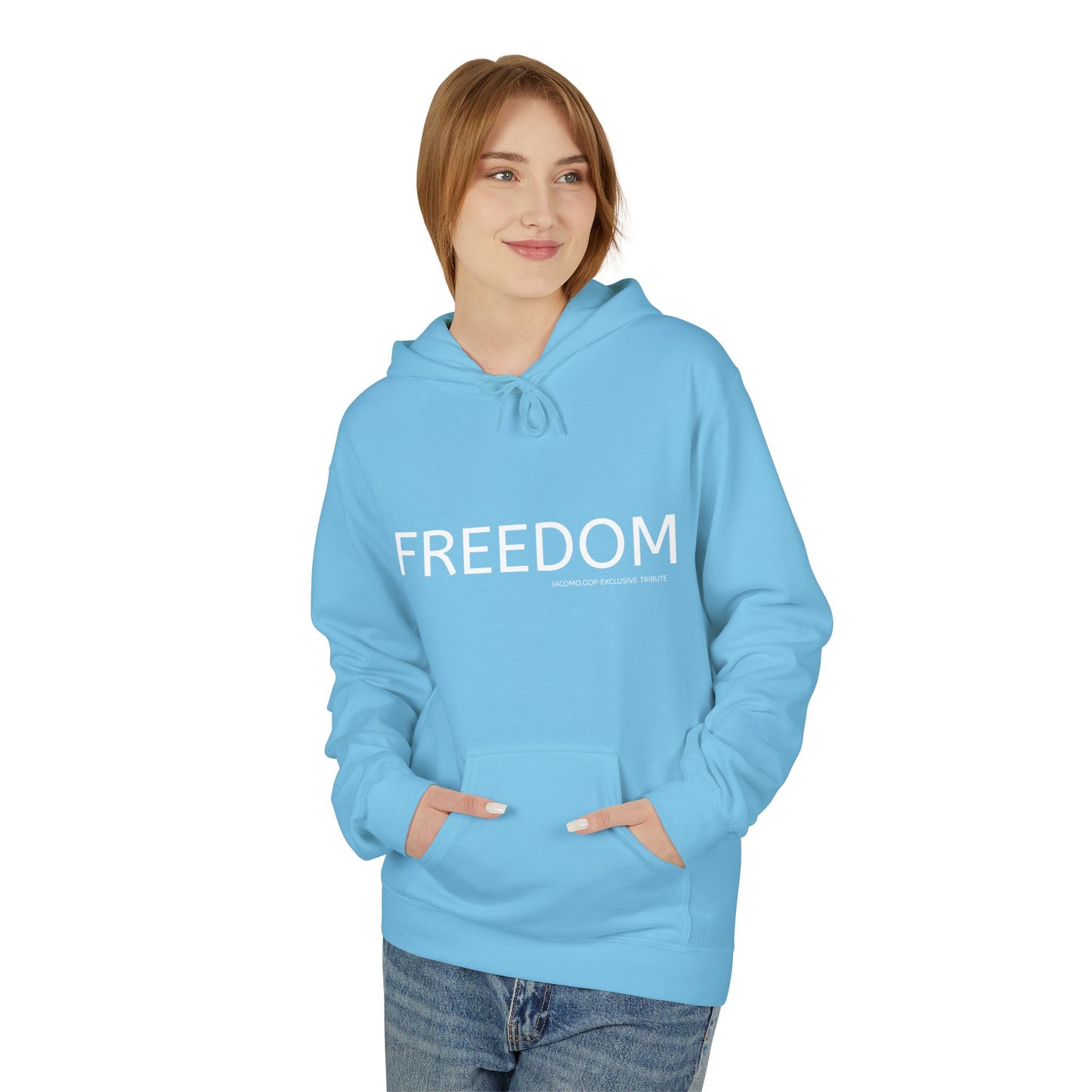 FREEDOM Patriotic Faith Hoodie, Unisex Inspirational Sweatshirt, Tribute Gift, Freedom Apparel, Motivational Hoodie