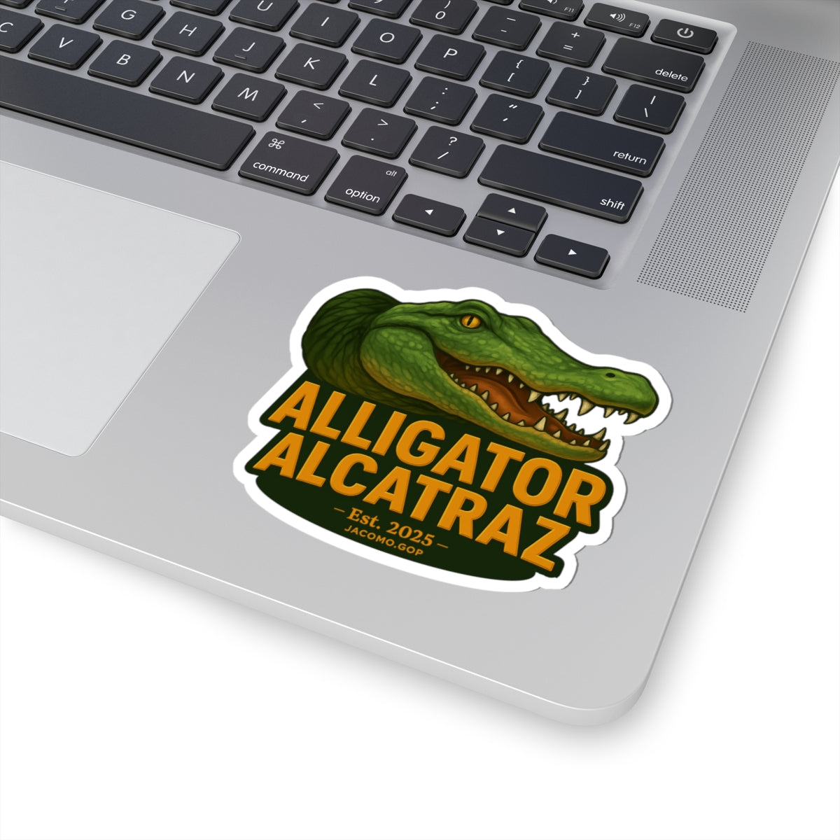 Alligator Alcatraz Kiss-Cut Stickers | Fun, Durable Decals for Kids, Outdoor Enthusiasts, and Collectors