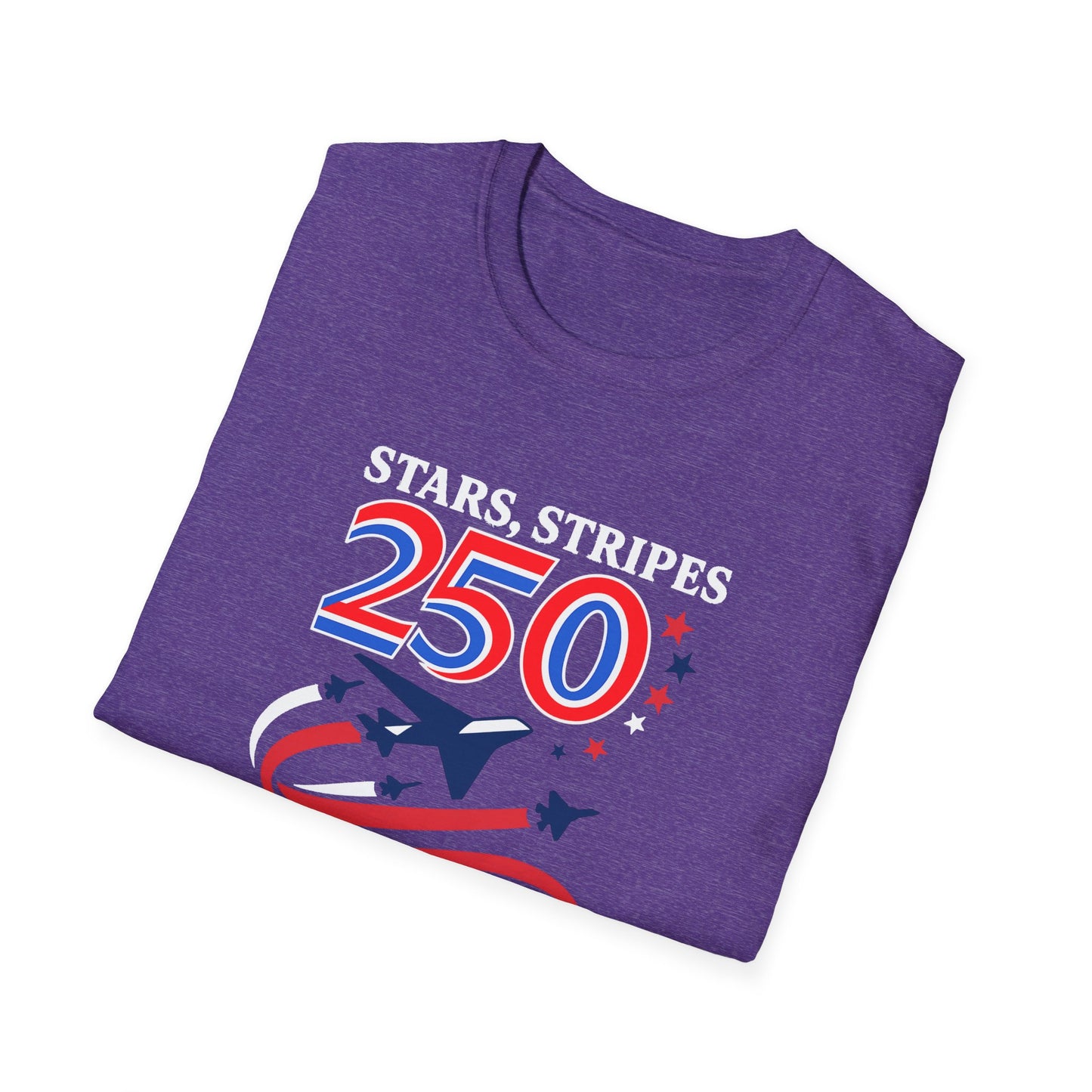 Patriotic Anniversary T-Shirt, Fourth of July shirt, Stars and Stripes tee, 250 Years Strong shirt, USA celebration apparel