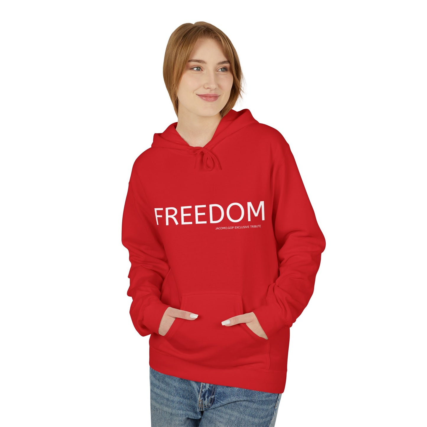 FREEDOM Patriotic Faith Hoodie, Unisex Inspirational Sweatshirt, Tribute Gift, Freedom Apparel, Motivational Hoodie