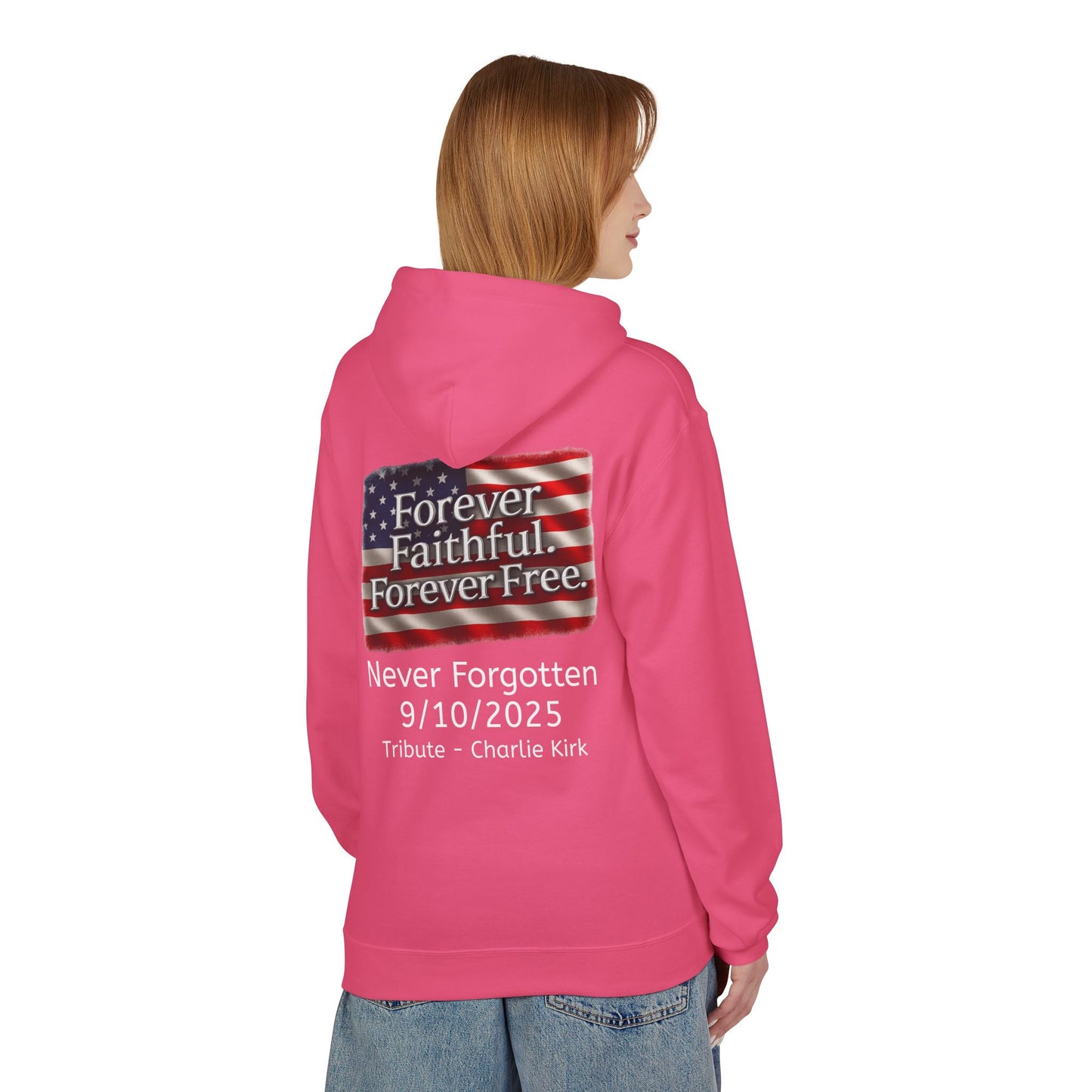 FREEDOM Patriotic Faith Hoodie, Unisex Inspirational Sweatshirt, Tribute Gift, Freedom Apparel, Motivational Hoodie