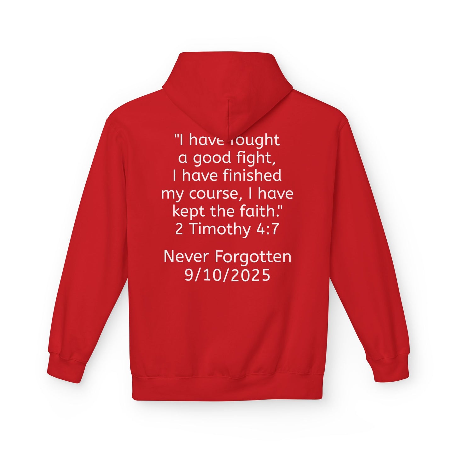 Patriotic Faith Hoodie, Unisex Inspirational Sweatshirt, Tribute Gift, Freedom Apparel, Motivational Hoodie