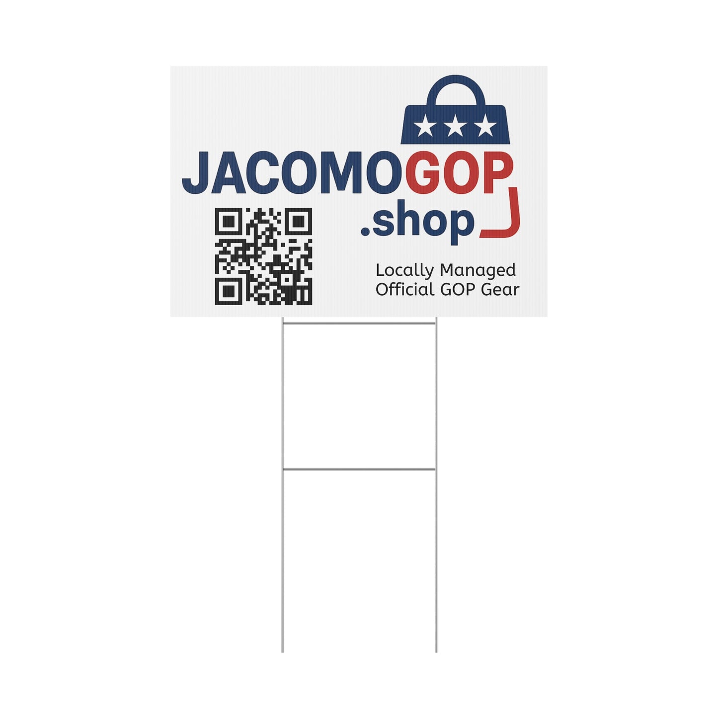 Political Yard Sign, Outdoor Garden Decor, Campaign Advertising, Customizable Signage, Election Display, Home & Business