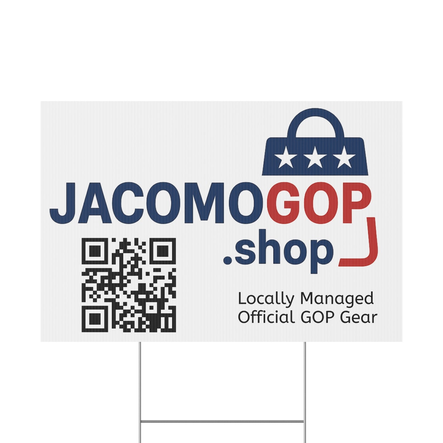 Political Yard Sign, Outdoor Garden Decor, Campaign Advertising, Customizable Signage, Election Display, Home & Business