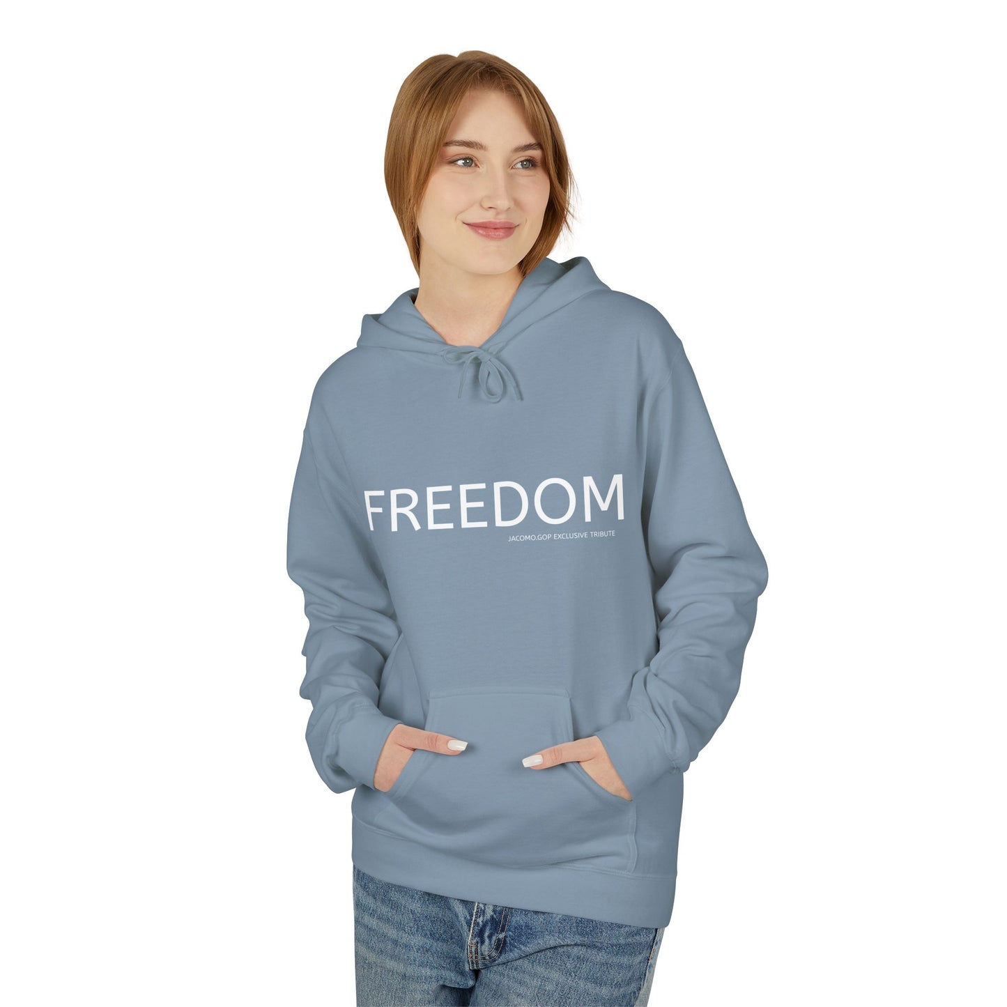 FREEDOM Patriotic Faith Hoodie, Unisex Inspirational Sweatshirt, Tribute Gift, Freedom Apparel, Motivational Hoodie