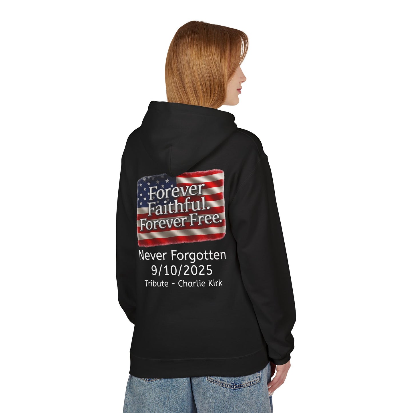 FREEDOM Patriotic Faith Hoodie, Unisex Inspirational Sweatshirt, Tribute Gift, Freedom Apparel, Motivational Hoodie