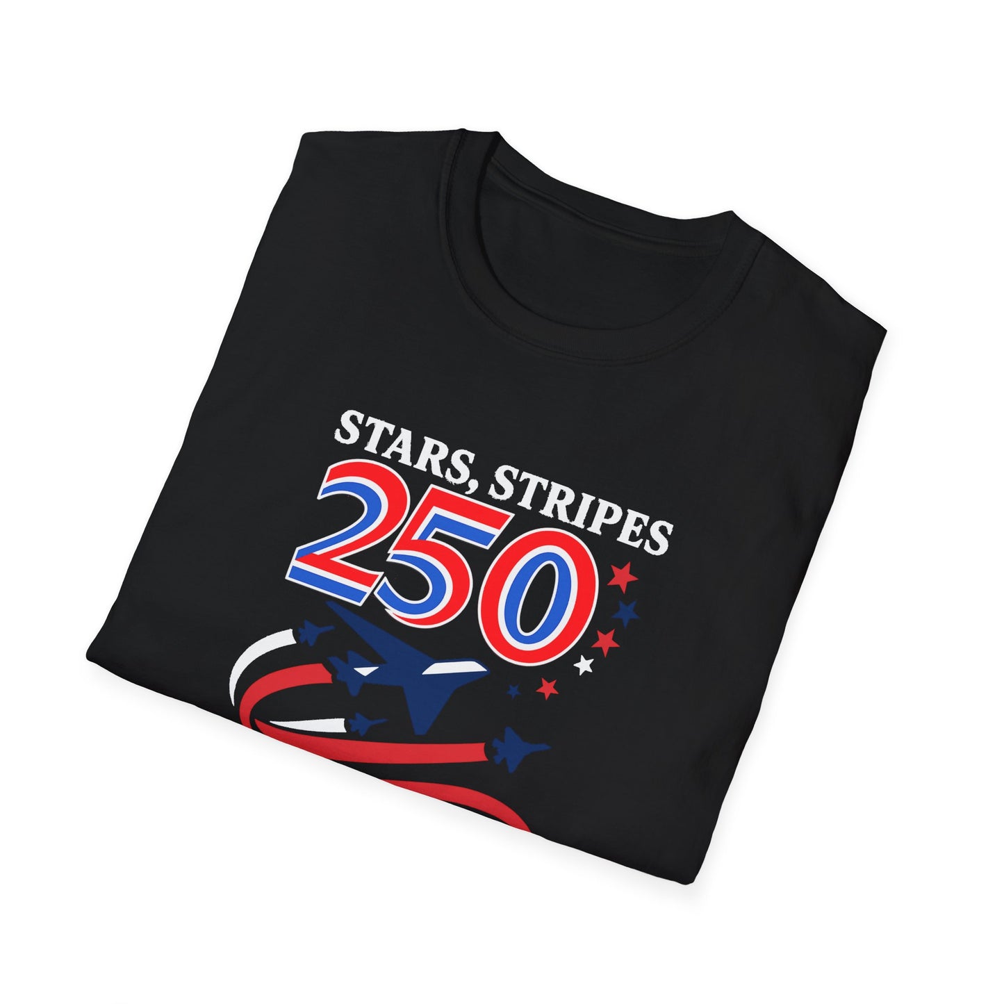 Patriotic Anniversary T-Shirt, Fourth of July shirt, Stars and Stripes tee, 250 Years Strong shirt, USA celebration apparel
