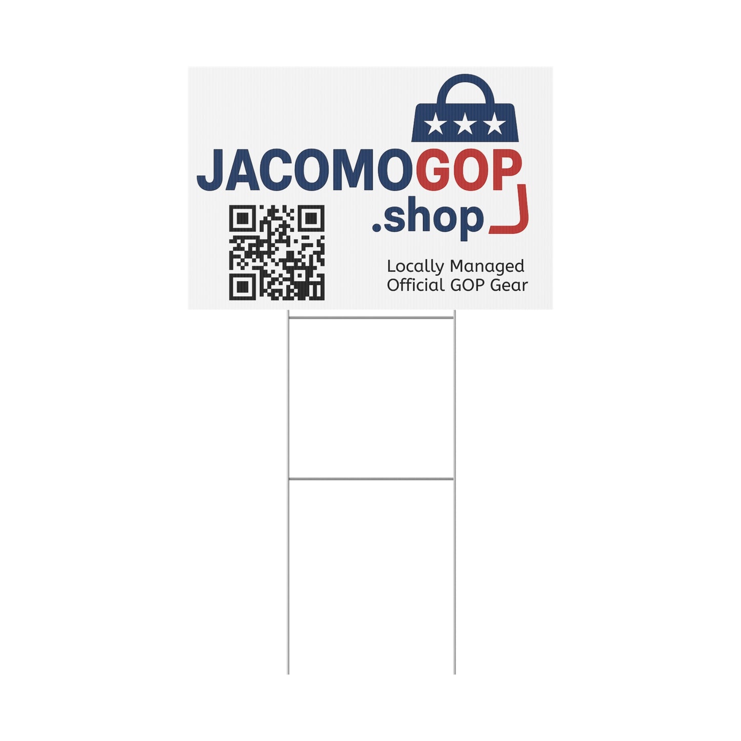 Political Yard Sign, Outdoor Garden Decor, Campaign Advertising, Customizable Signage, Election Display, Home & Business