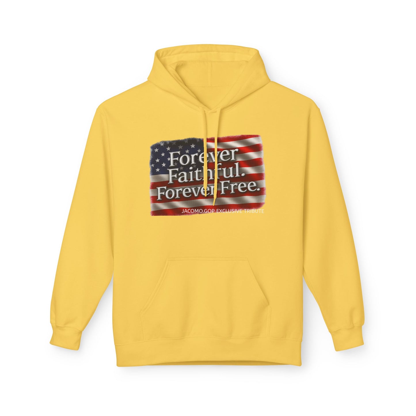 Patriotic Faith Hoodie, Unisex Inspirational Sweatshirt, Tribute Gift, Freedom Apparel, Motivational Hoodie