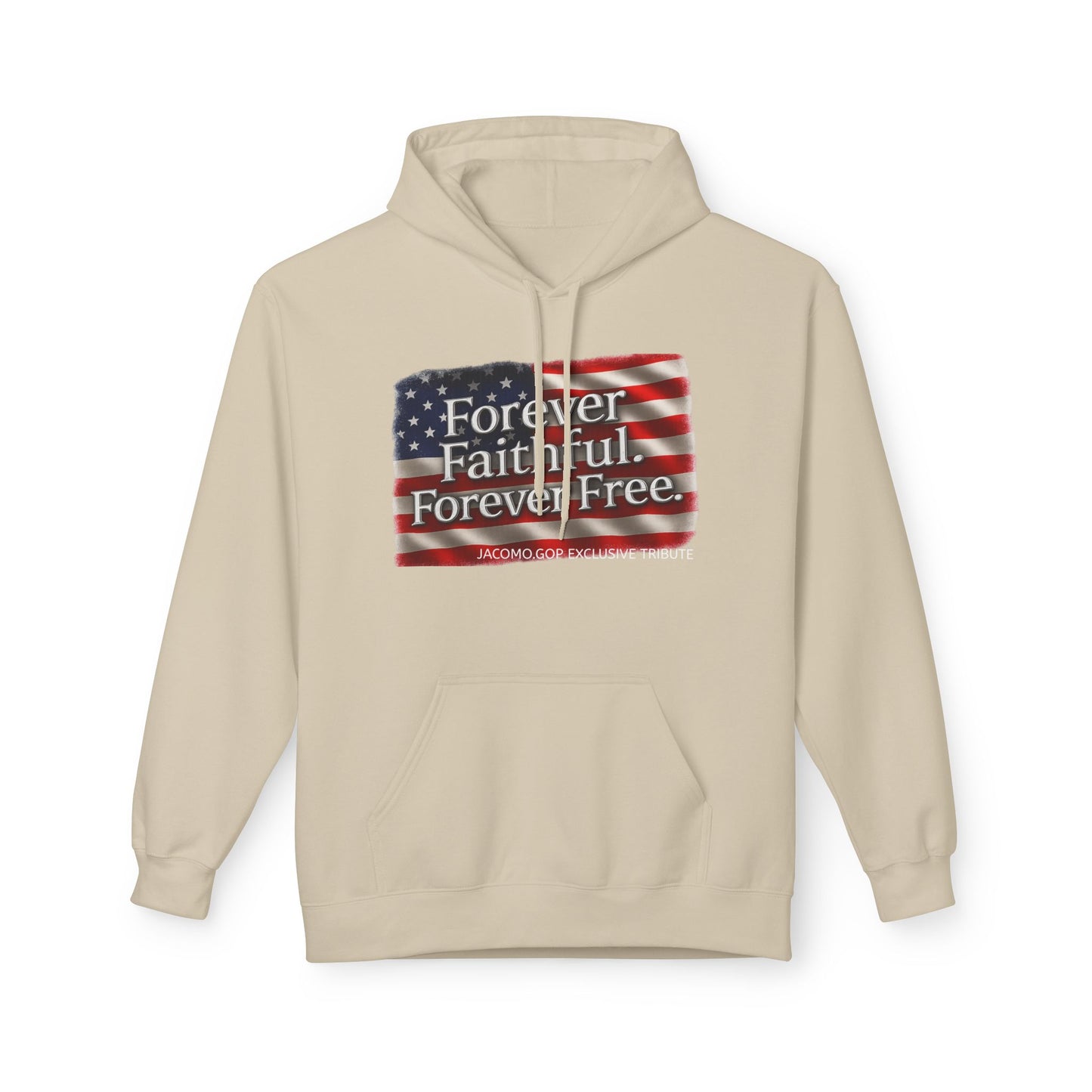 Patriotic Faith Hoodie, Unisex Inspirational Sweatshirt, Tribute Gift, Freedom Apparel, Motivational Hoodie