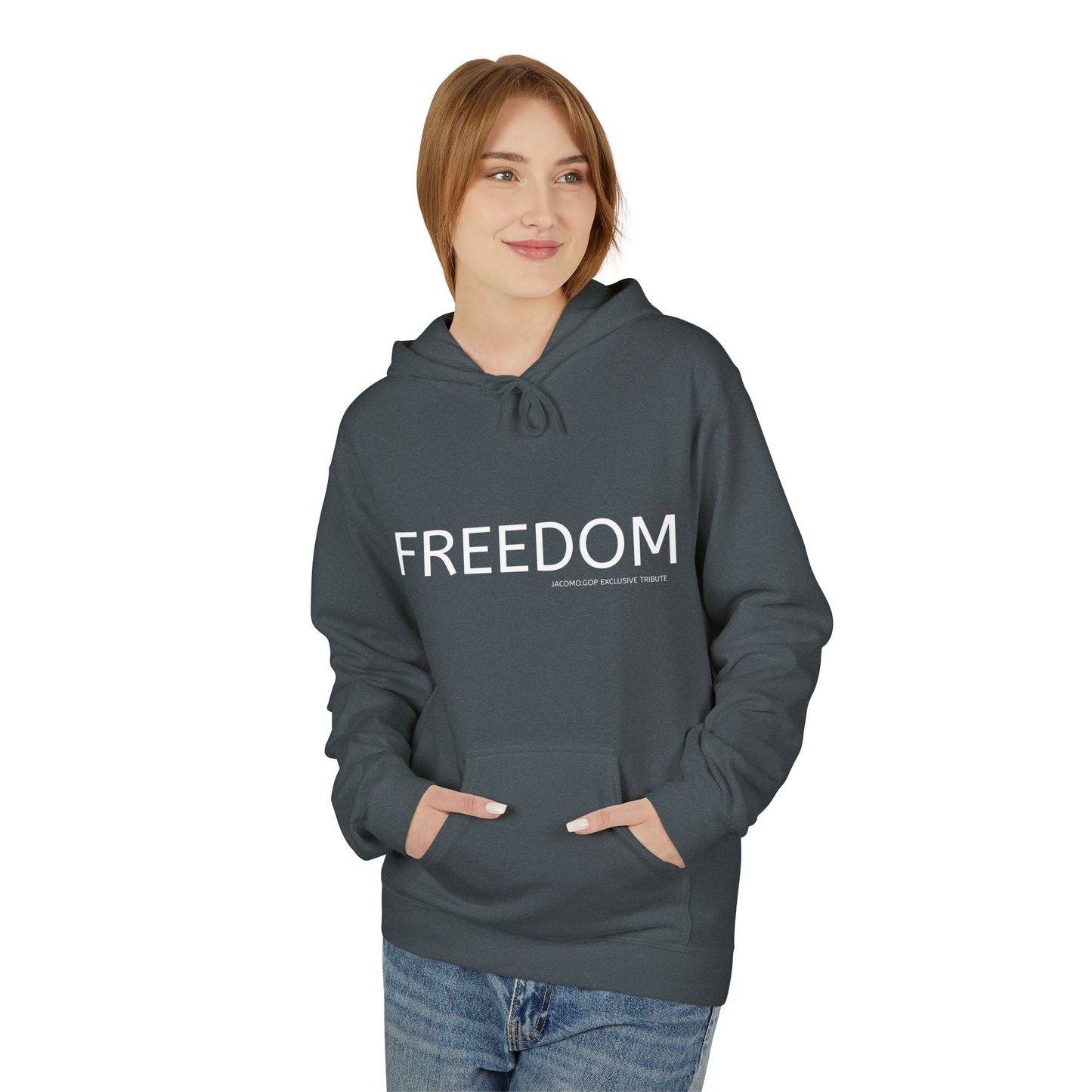 FREEDOM Patriotic Faith Hoodie, Unisex Inspirational Sweatshirt, Tribute Gift, Freedom Apparel, Motivational Hoodie