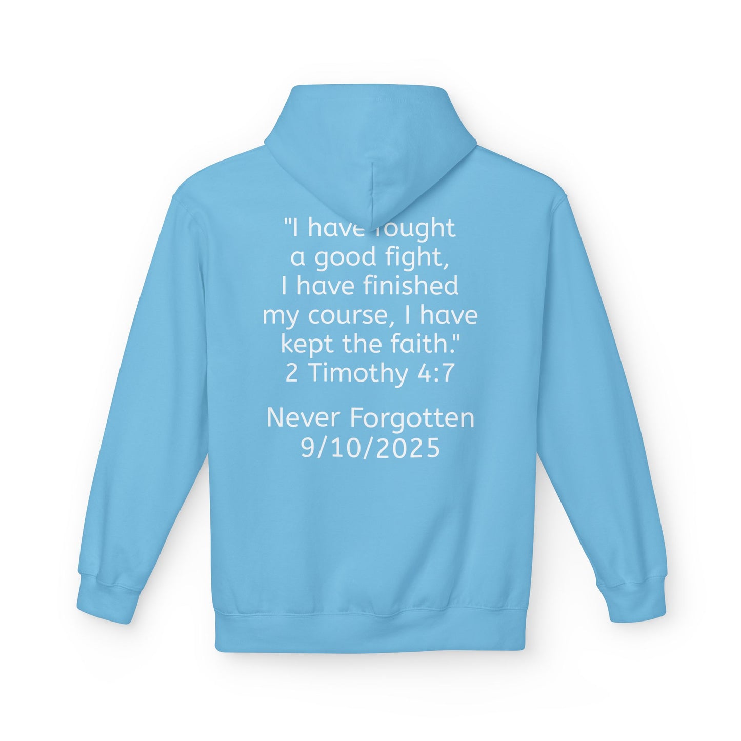 Patriotic Faith Hoodie, Unisex Inspirational Sweatshirt, Tribute Gift, Freedom Apparel, Motivational Hoodie