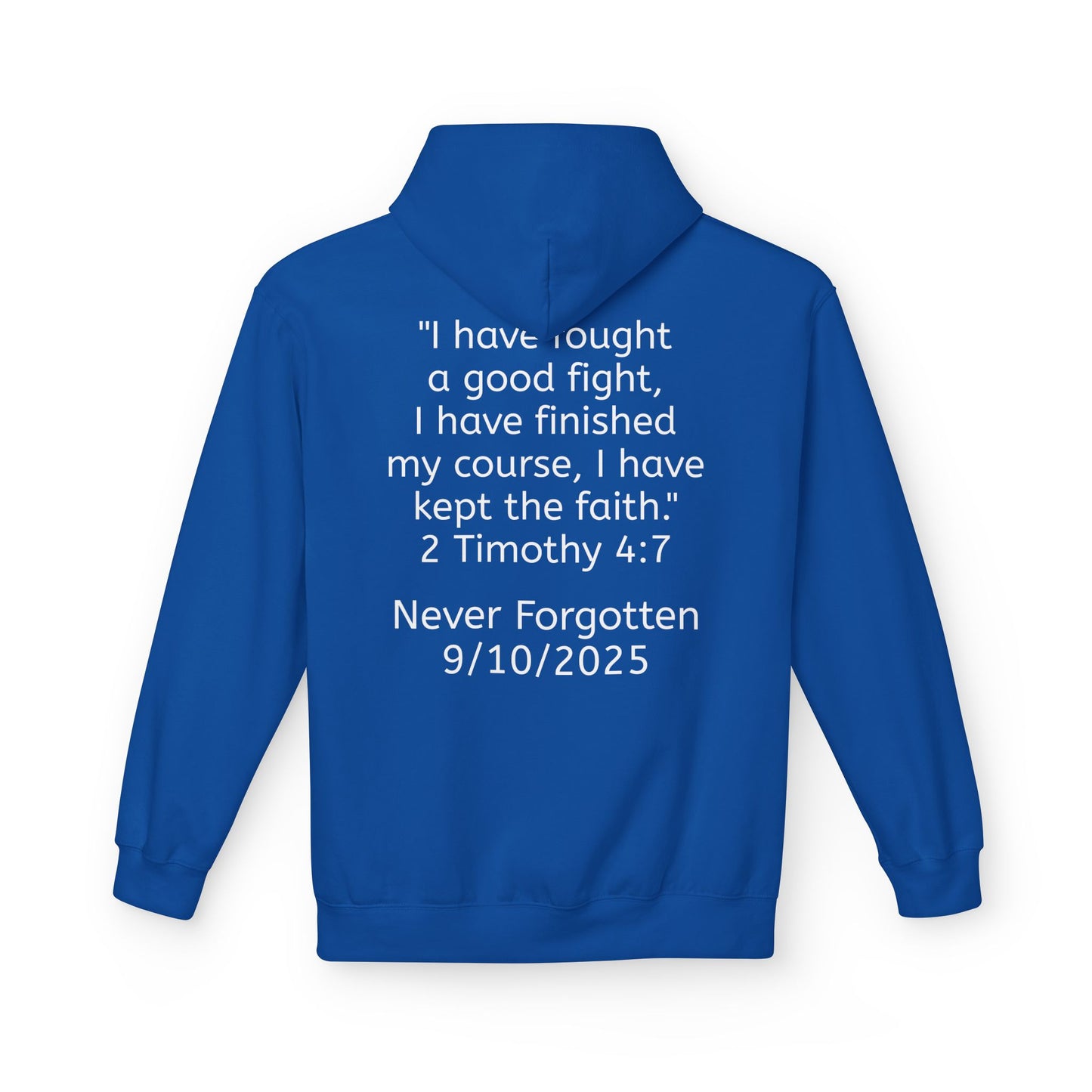 Patriotic Faith Hoodie, Unisex Inspirational Sweatshirt, Tribute Gift, Freedom Apparel, Motivational Hoodie
