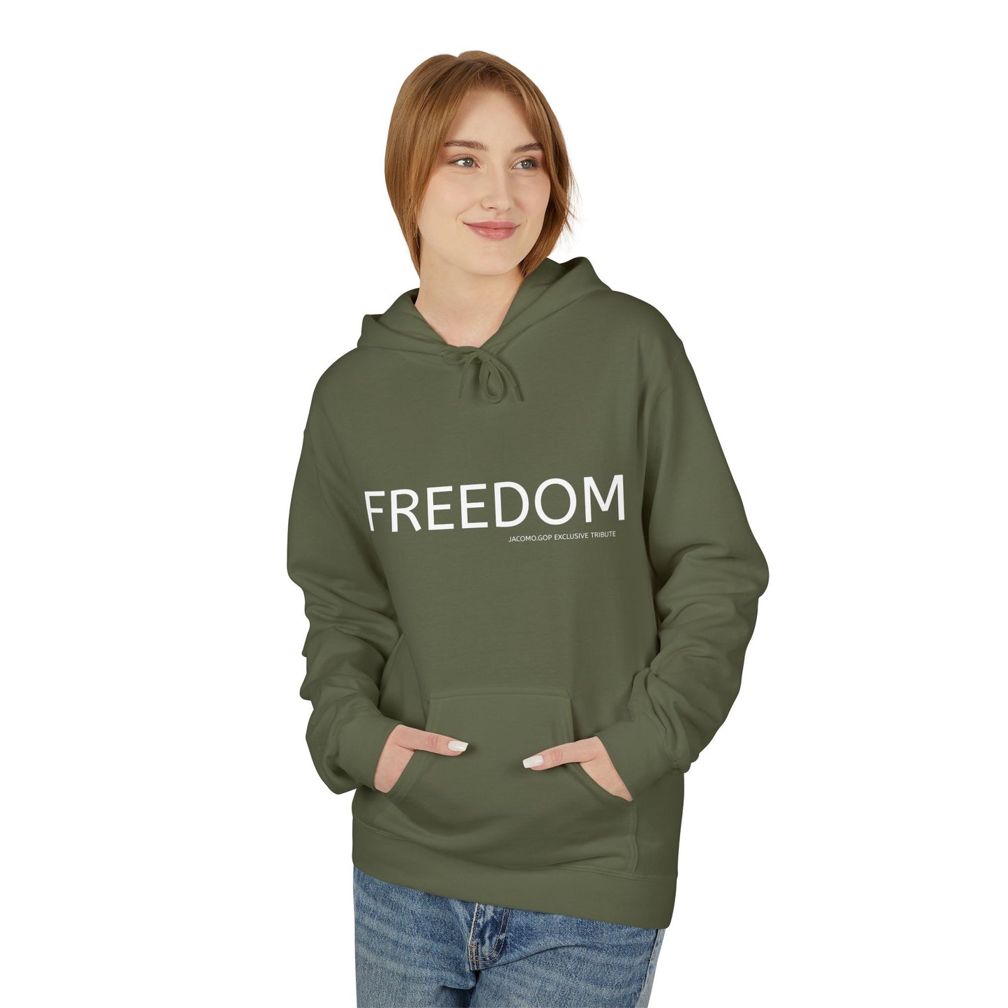 FREEDOM Patriotic Faith Hoodie, Unisex Inspirational Sweatshirt, Tribute Gift, Freedom Apparel, Motivational Hoodie