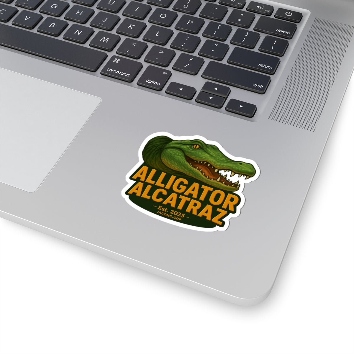 Alligator Alcatraz Kiss-Cut Stickers | Fun, Durable Decals for Kids, Outdoor Enthusiasts, and Collectors