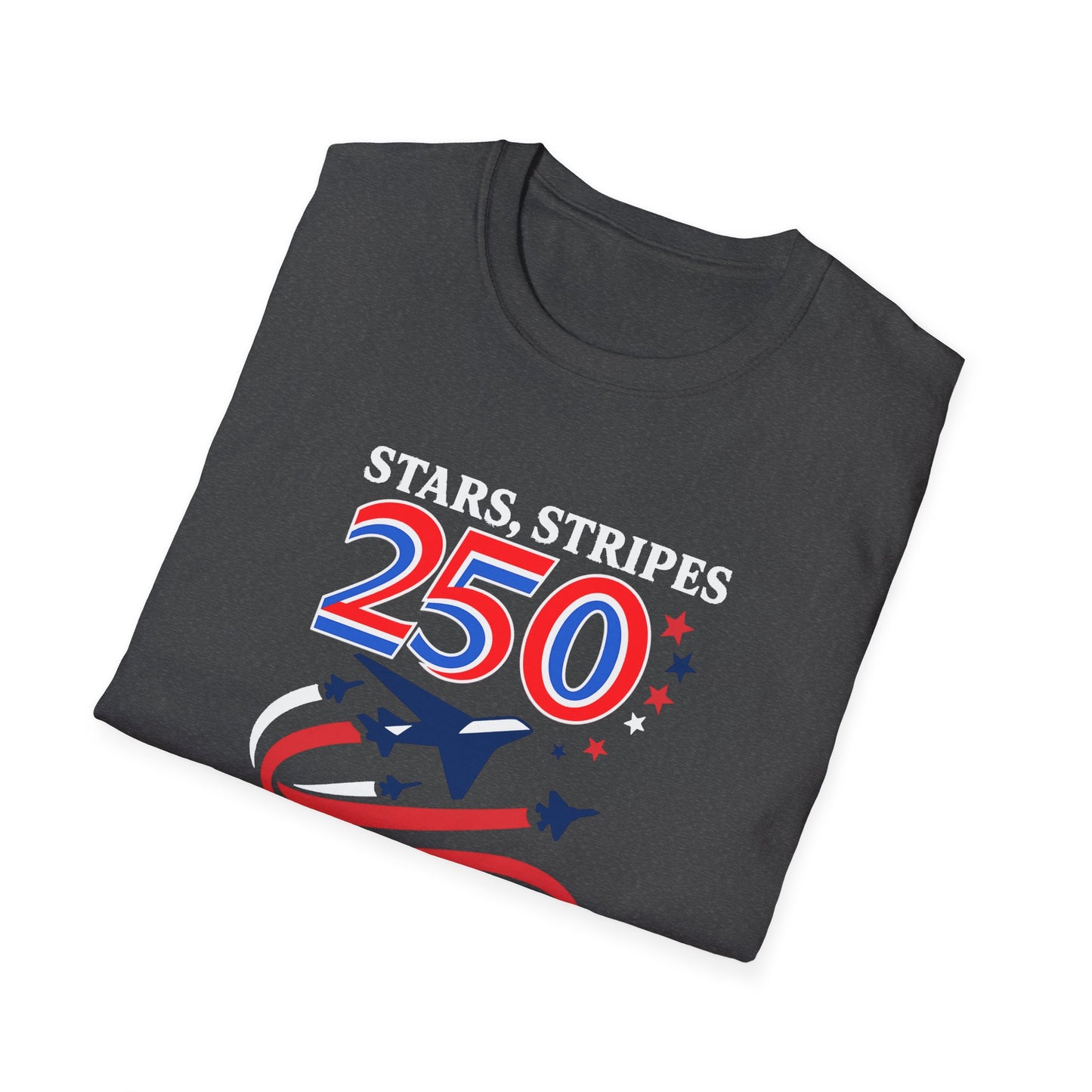 Patriotic Anniversary T-Shirt, Fourth of July shirt, Stars and Stripes tee, 250 Years Strong shirt, USA celebration apparel