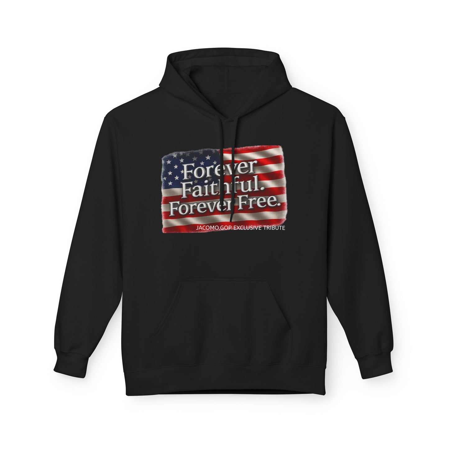 Patriotic Faith Hoodie, Unisex Inspirational Sweatshirt, Tribute Gift, Freedom Apparel, Motivational Hoodie