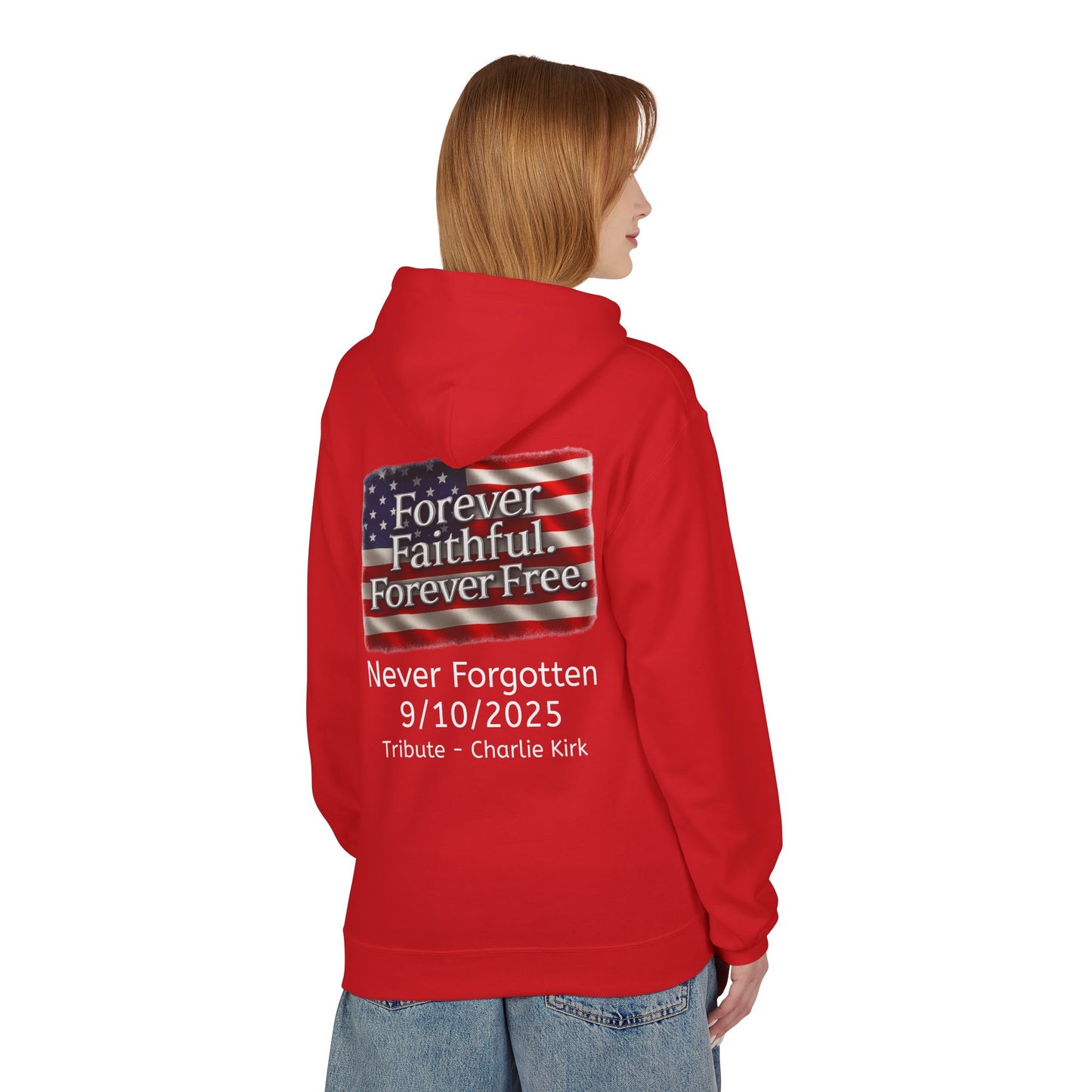 FREEDOM Patriotic Faith Hoodie, Unisex Inspirational Sweatshirt, Tribute Gift, Freedom Apparel, Motivational Hoodie