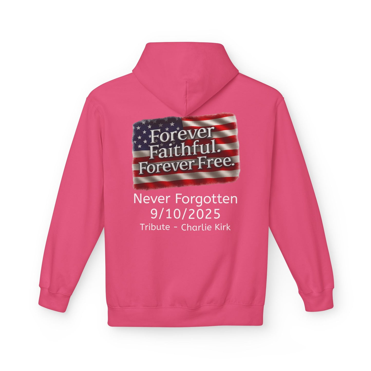 FREEDOM Patriotic Faith Hoodie, Unisex Inspirational Sweatshirt, Tribute Gift, Freedom Apparel, Motivational Hoodie