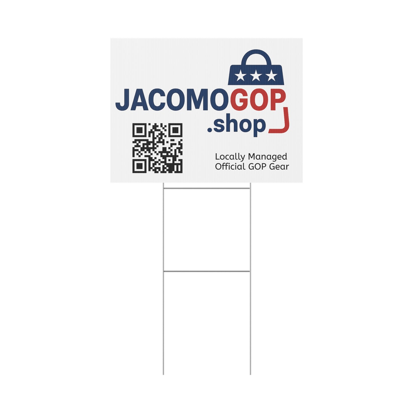 Political Yard Sign, Outdoor Garden Decor, Campaign Advertising, Customizable Signage, Election Display, Home & Business