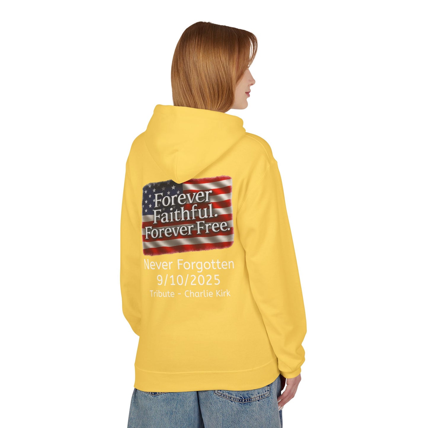 FREEDOM Patriotic Faith Hoodie, Unisex Inspirational Sweatshirt, Tribute Gift, Freedom Apparel, Motivational Hoodie