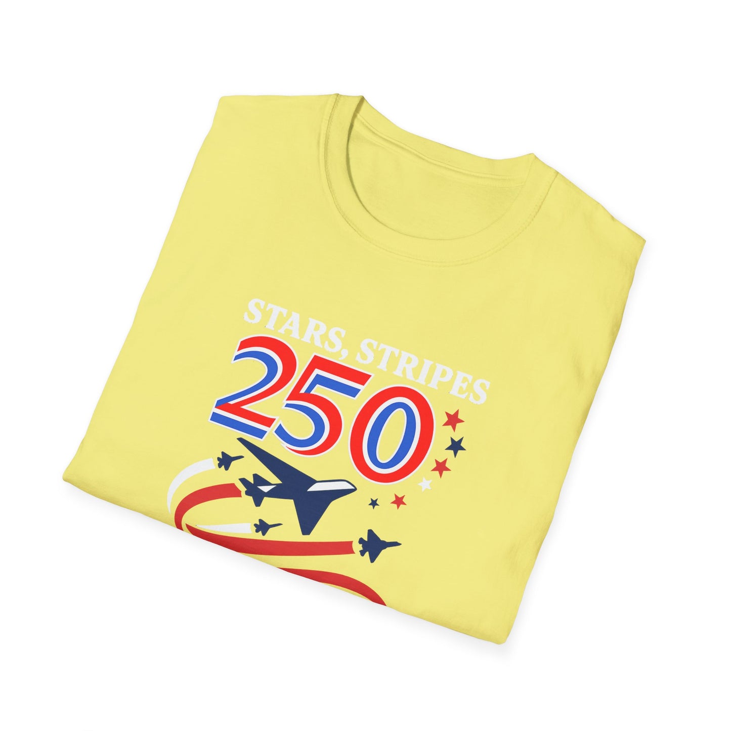 Patriotic Anniversary T-Shirt, Fourth of July shirt, Stars and Stripes tee, 250 Years Strong shirt, USA celebration apparel