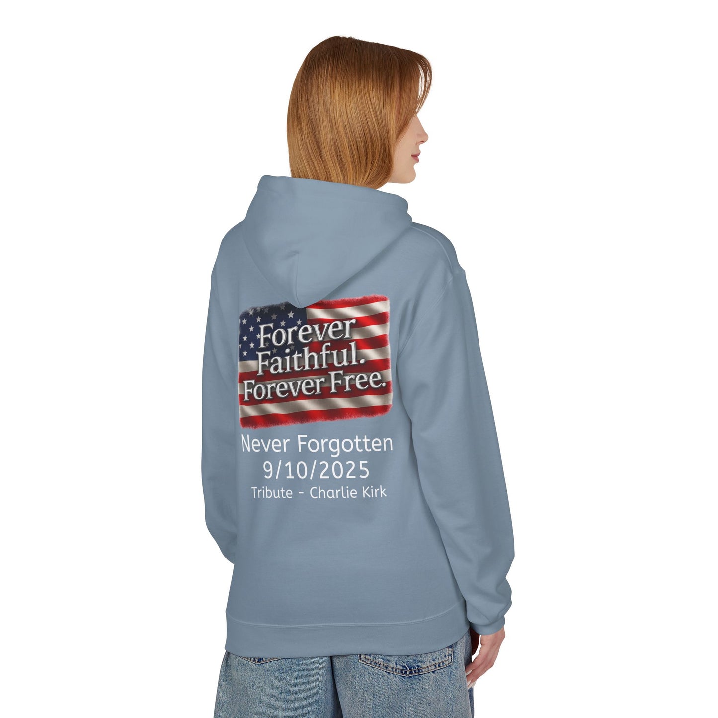 FREEDOM Patriotic Faith Hoodie, Unisex Inspirational Sweatshirt, Tribute Gift, Freedom Apparel, Motivational Hoodie
