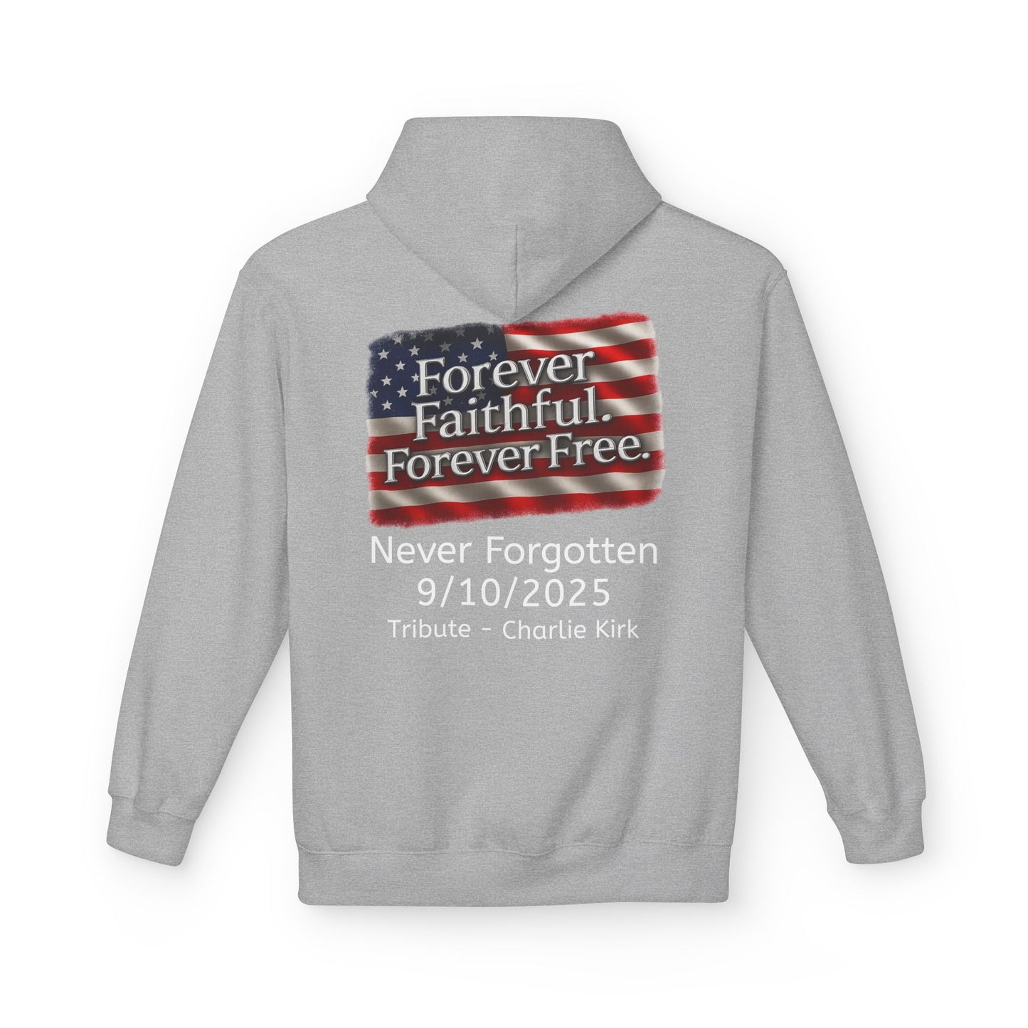 FREEDOM Patriotic Faith Hoodie, Unisex Inspirational Sweatshirt, Tribute Gift, Freedom Apparel, Motivational Hoodie