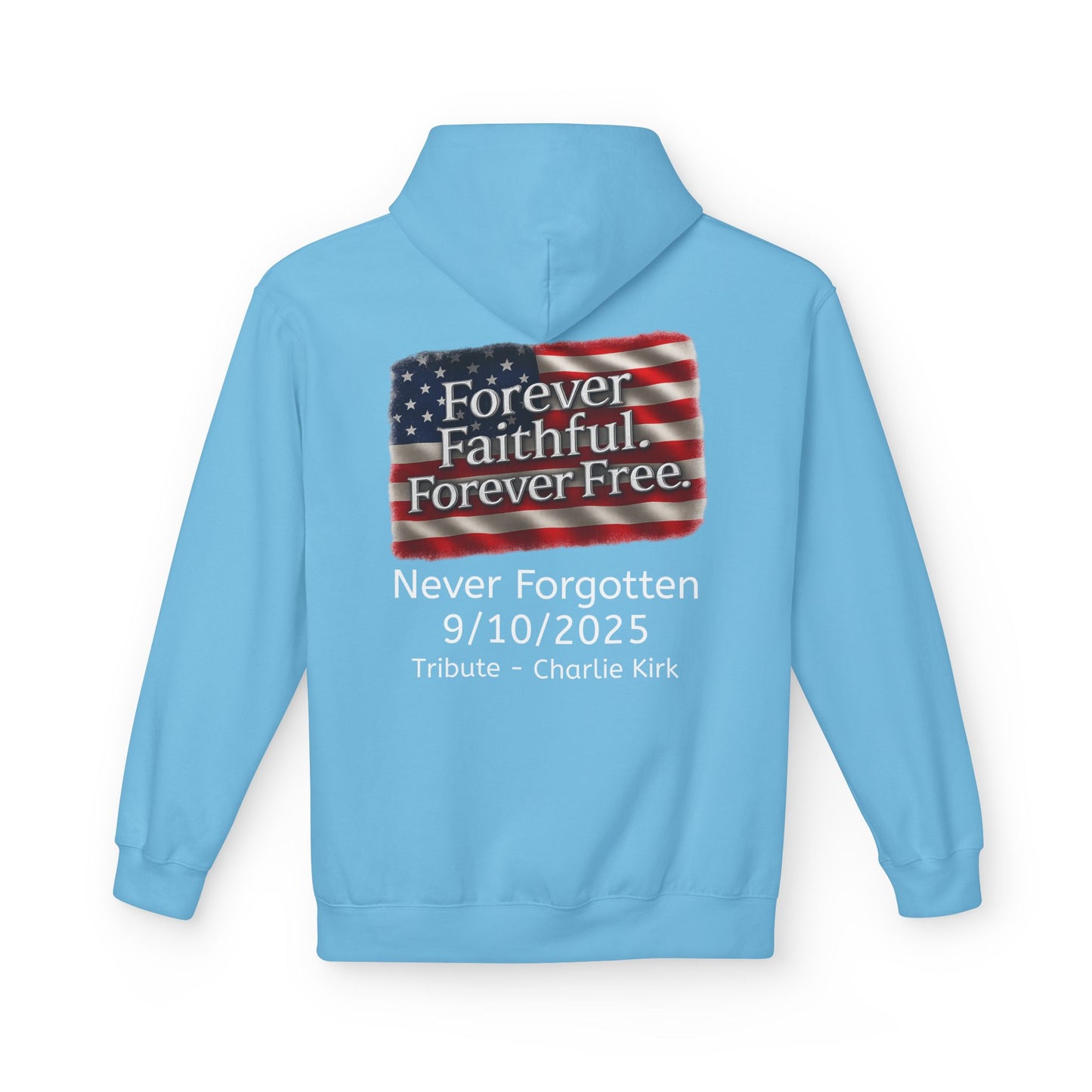 FREEDOM Patriotic Faith Hoodie, Unisex Inspirational Sweatshirt, Tribute Gift, Freedom Apparel, Motivational Hoodie