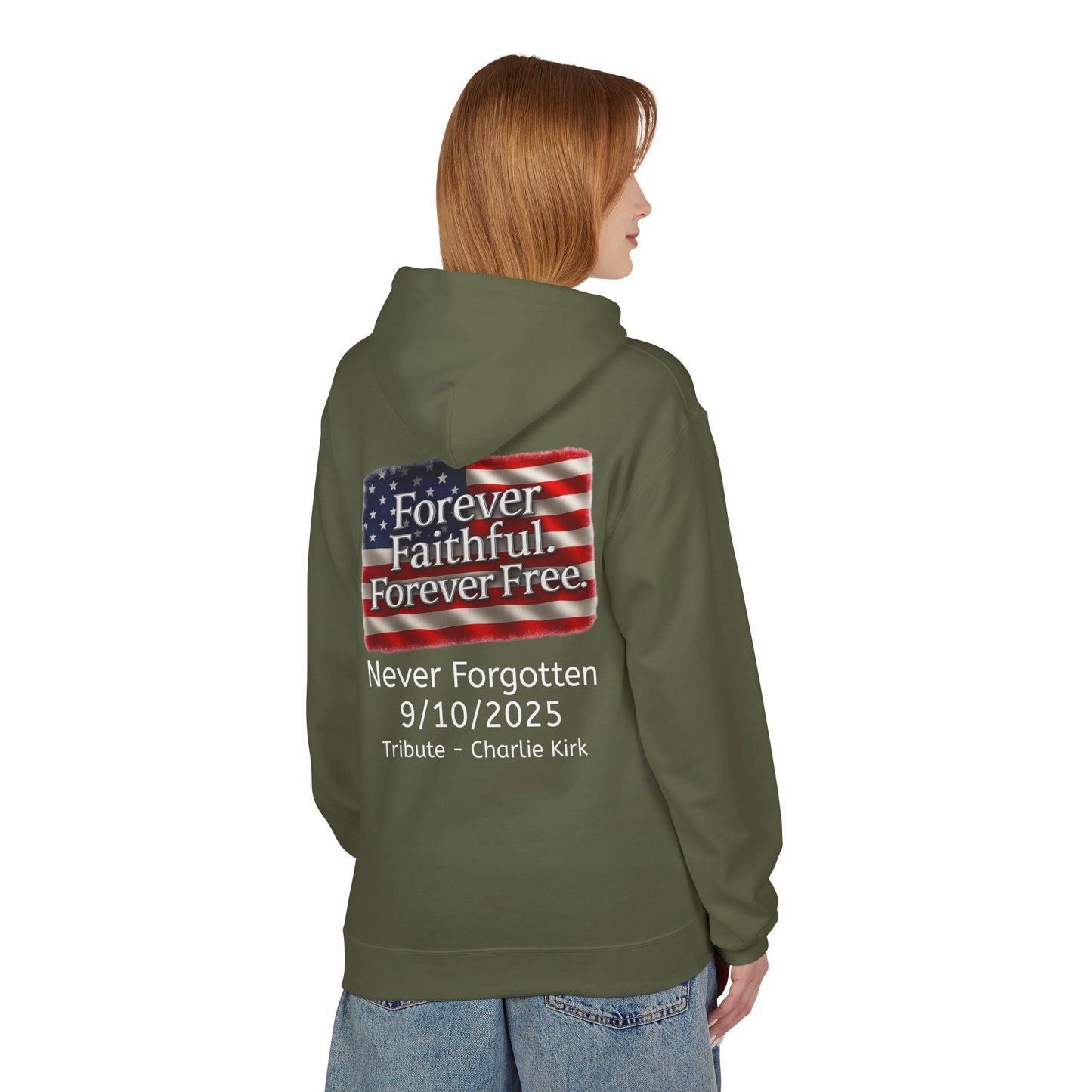 FREEDOM Patriotic Faith Hoodie, Unisex Inspirational Sweatshirt, Tribute Gift, Freedom Apparel, Motivational Hoodie