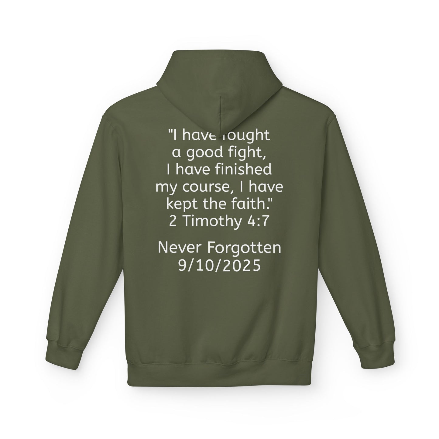 Patriotic Faith Hoodie, Unisex Inspirational Sweatshirt, Tribute Gift, Freedom Apparel, Motivational Hoodie