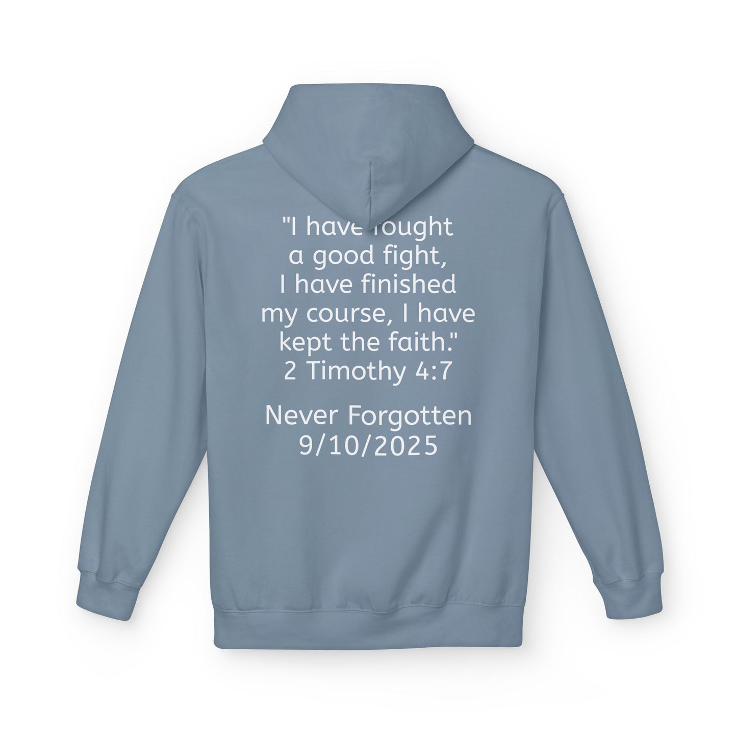 Patriotic Faith Hoodie, Unisex Inspirational Sweatshirt, Tribute Gift, Freedom Apparel, Motivational Hoodie