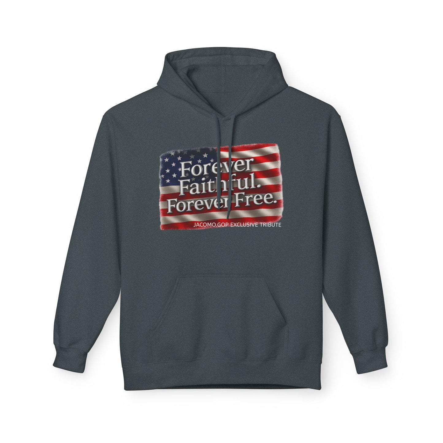 Patriotic Faith Hoodie, Unisex Inspirational Sweatshirt, Tribute Gift, Freedom Apparel, Motivational Hoodie