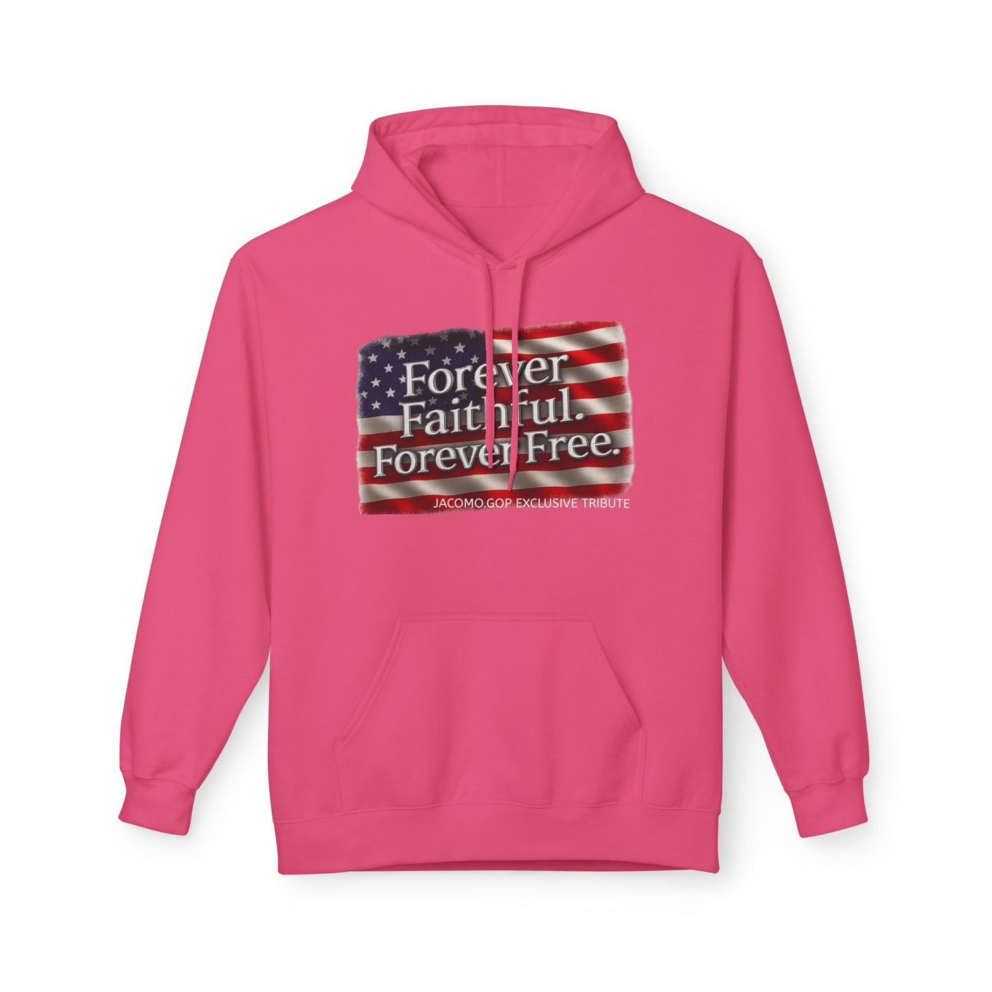Patriotic Faith Hoodie, Unisex Inspirational Sweatshirt, Tribute Gift, Freedom Apparel, Motivational Hoodie