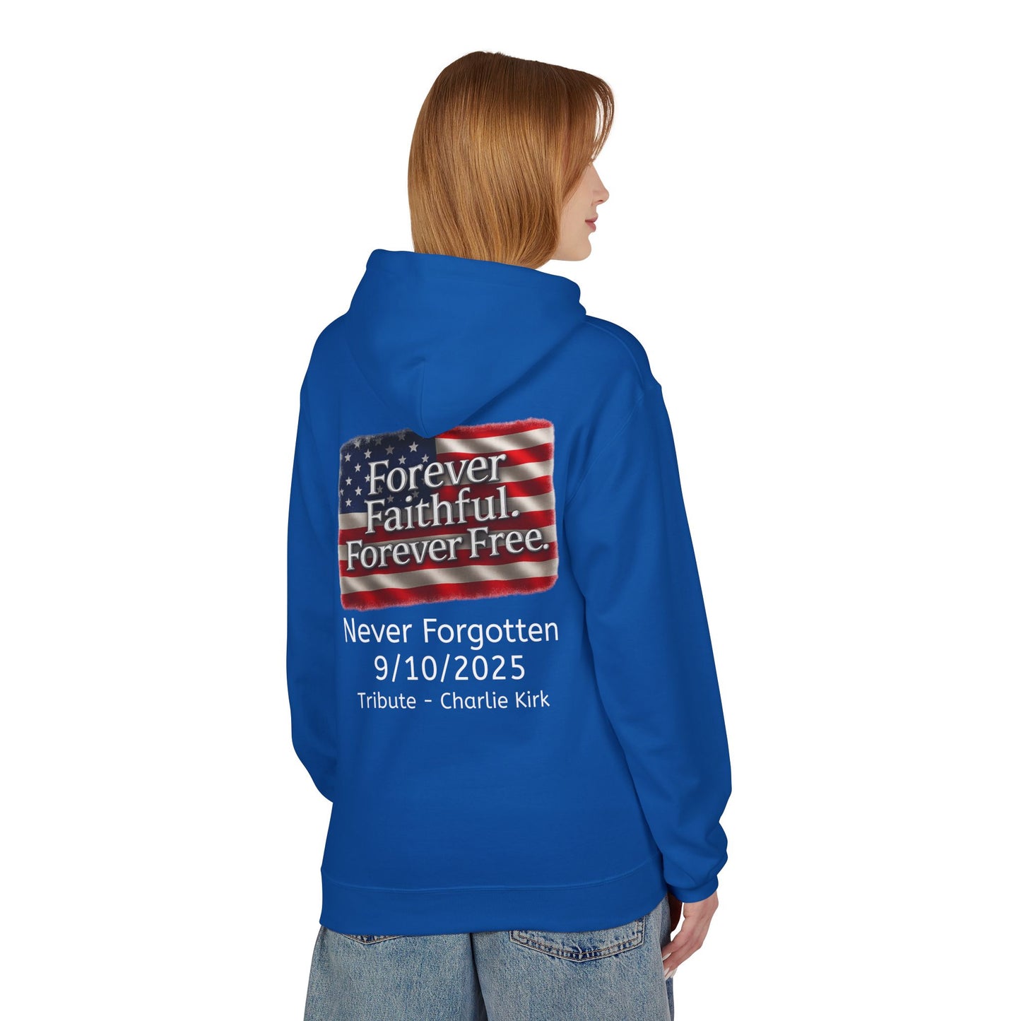 FREEDOM Patriotic Faith Hoodie, Unisex Inspirational Sweatshirt, Tribute Gift, Freedom Apparel, Motivational Hoodie