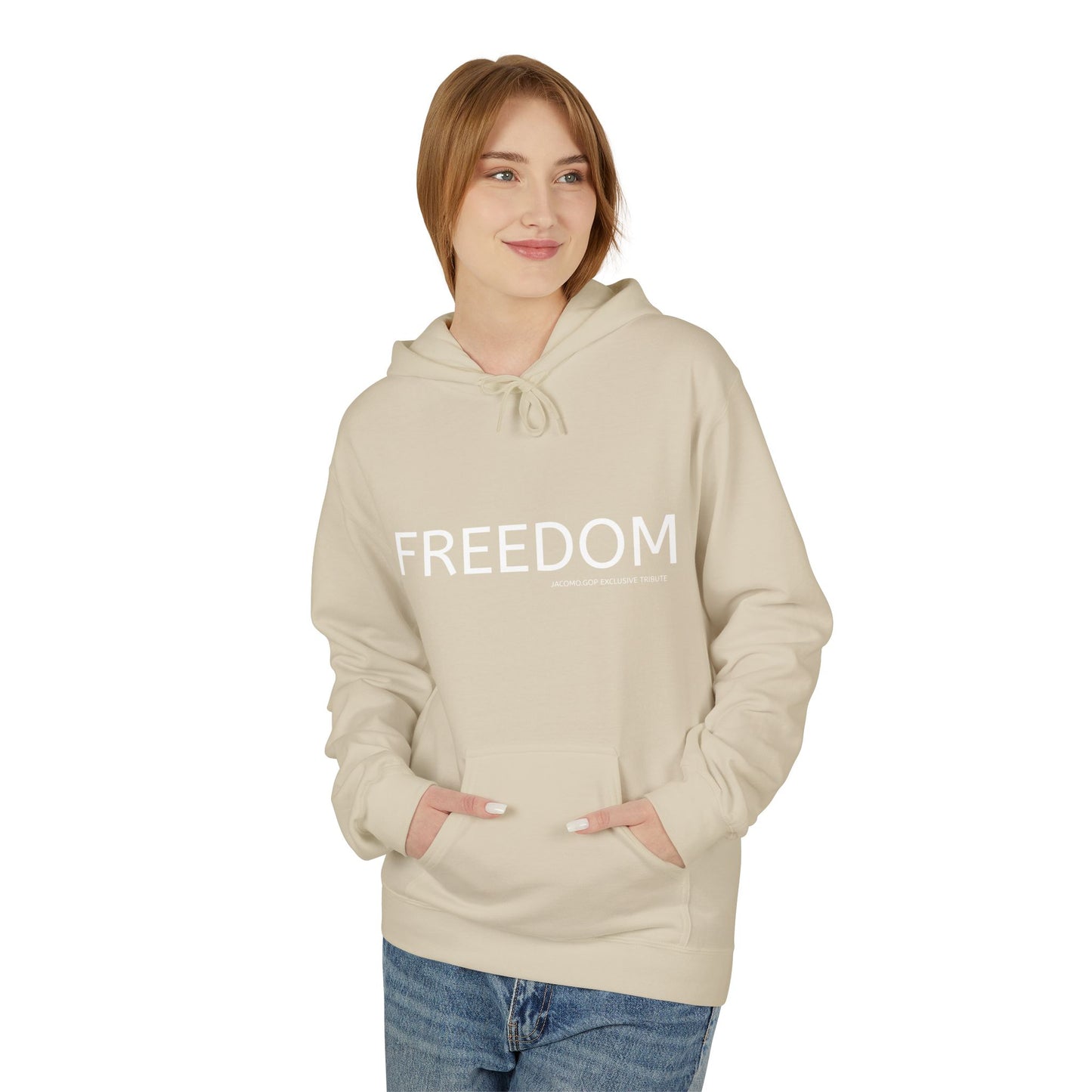 FREEDOM Patriotic Faith Hoodie, Unisex Inspirational Sweatshirt, Tribute Gift, Freedom Apparel, Motivational Hoodie