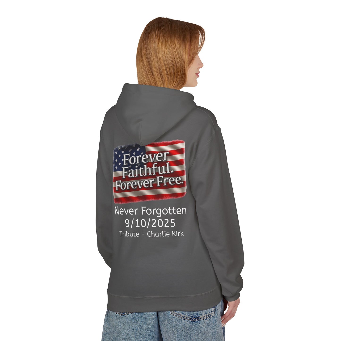 FREEDOM Patriotic Faith Hoodie, Unisex Inspirational Sweatshirt, Tribute Gift, Freedom Apparel, Motivational Hoodie