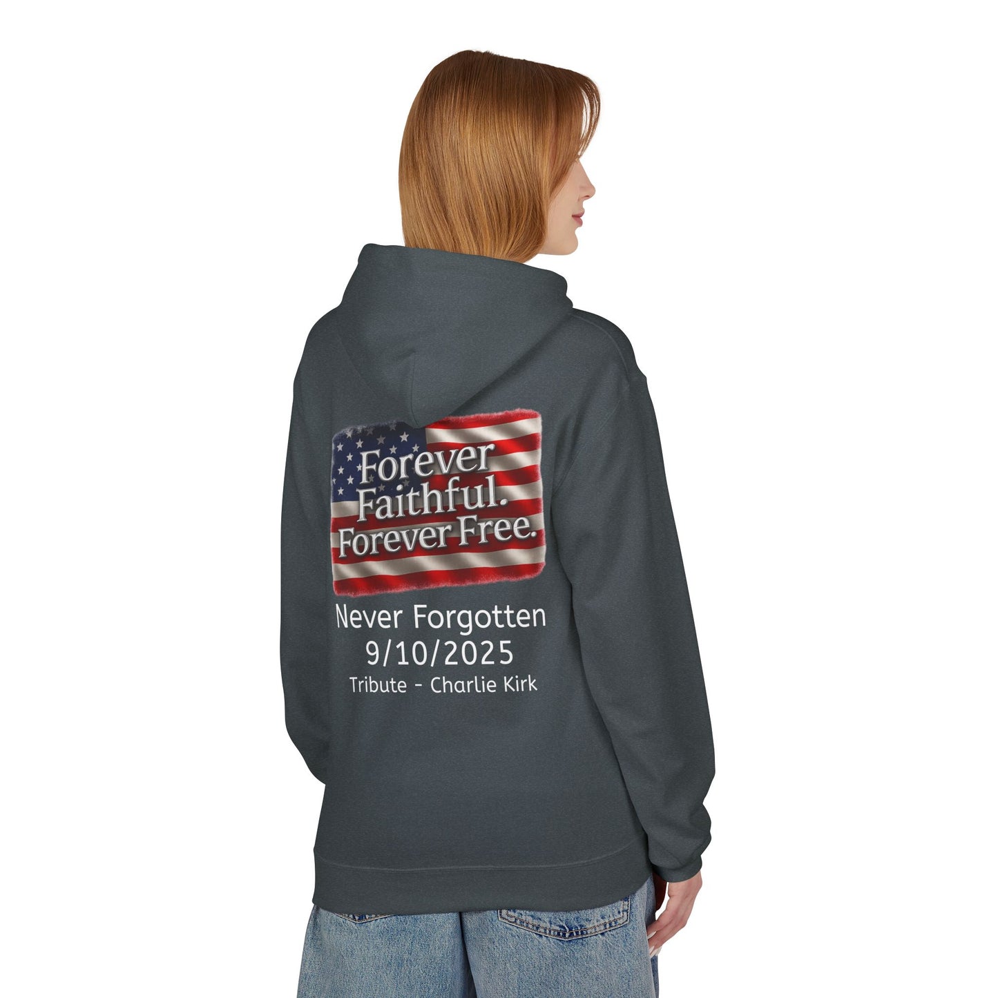 FREEDOM Patriotic Faith Hoodie, Unisex Inspirational Sweatshirt, Tribute Gift, Freedom Apparel, Motivational Hoodie