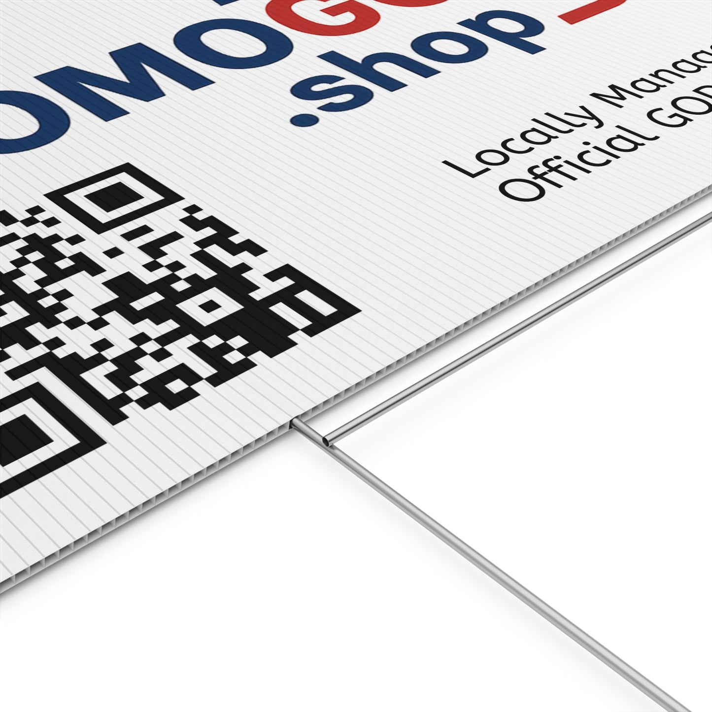 Political Yard Sign, Outdoor Garden Decor, Campaign Advertising, Customizable Signage, Election Display, Home & Business