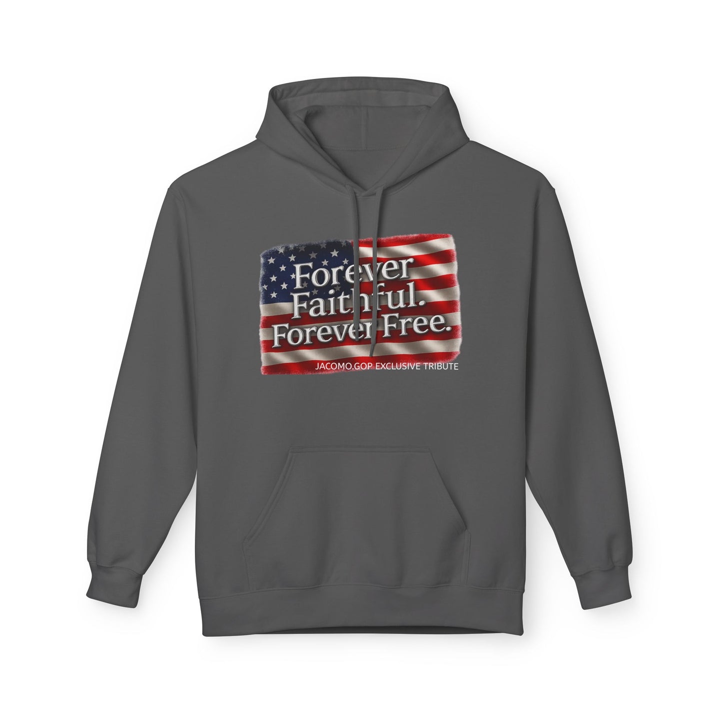 Patriotic Faith Hoodie, Unisex Inspirational Sweatshirt, Tribute Gift, Freedom Apparel, Motivational Hoodie