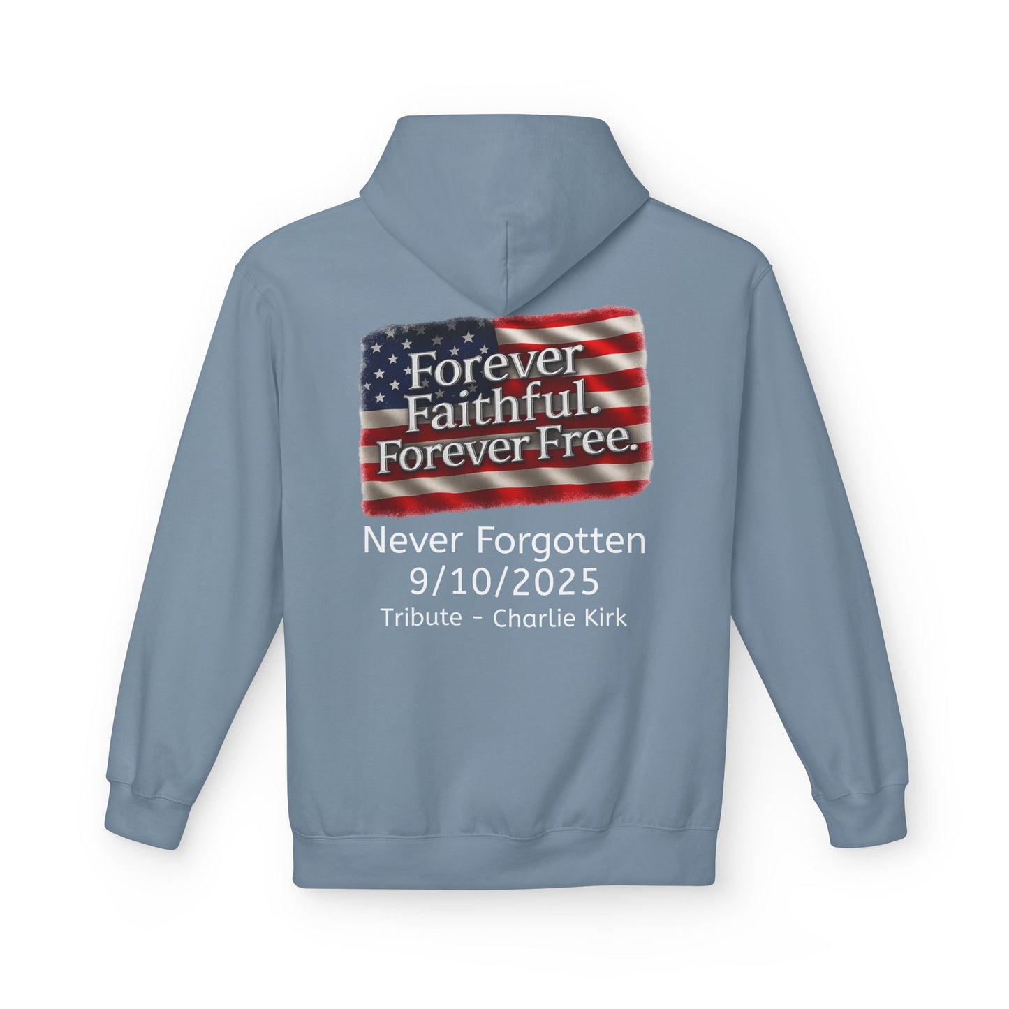 FREEDOM Patriotic Faith Hoodie, Unisex Inspirational Sweatshirt, Tribute Gift, Freedom Apparel, Motivational Hoodie
