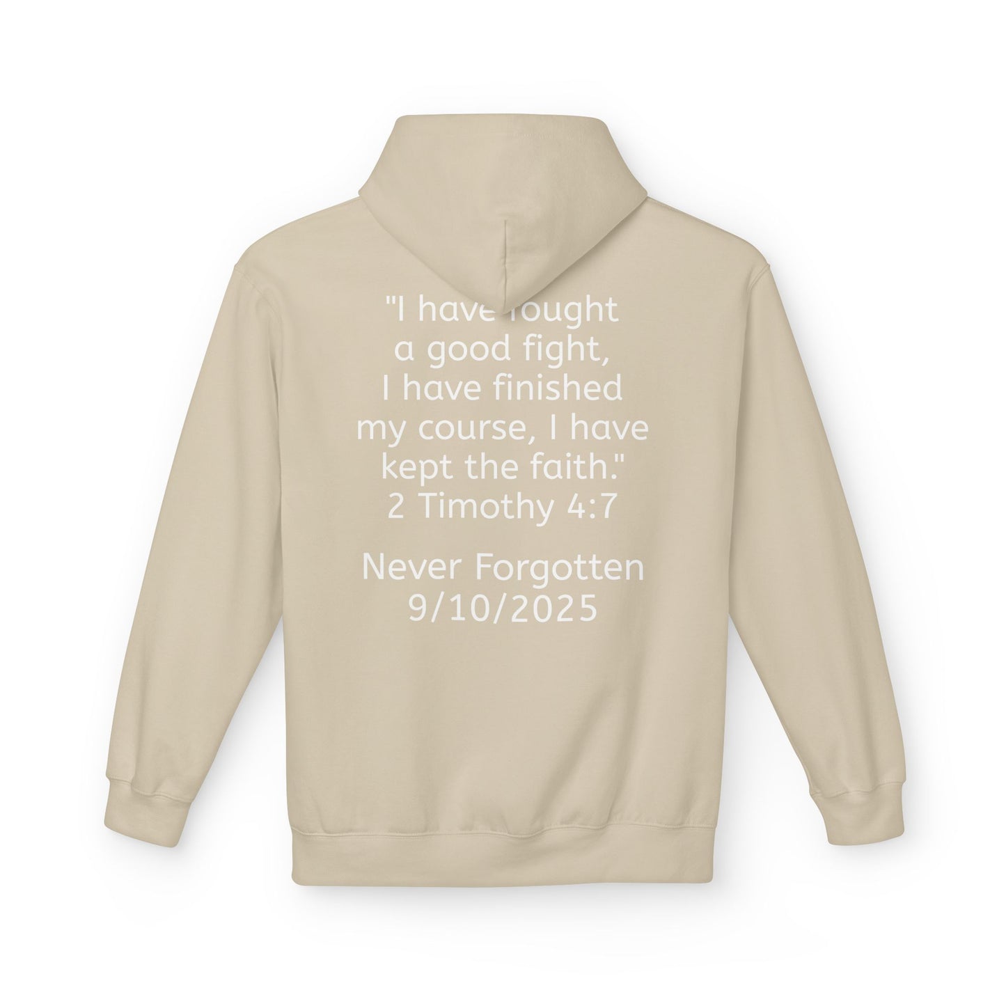 Patriotic Faith Hoodie, Unisex Inspirational Sweatshirt, Tribute Gift, Freedom Apparel, Motivational Hoodie