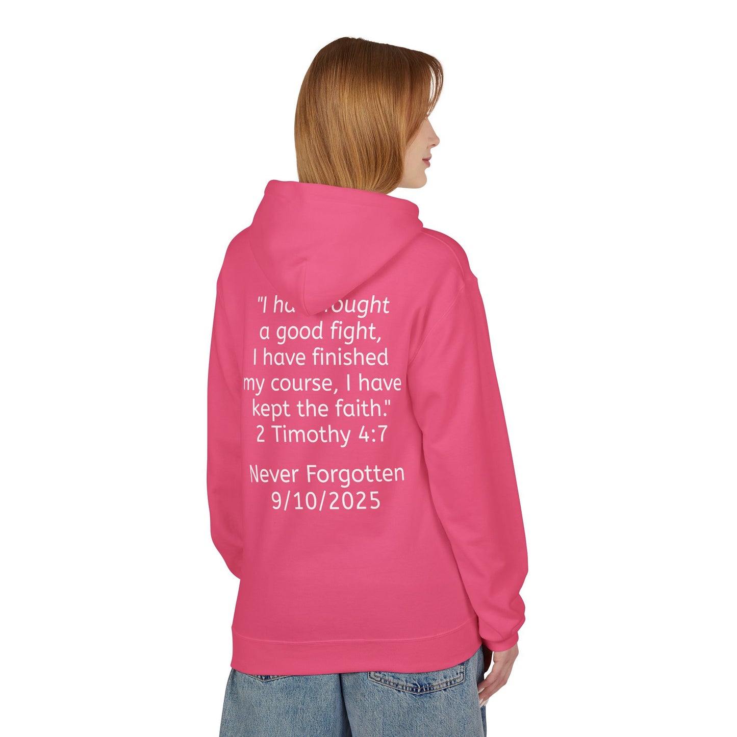Patriotic Faith Hoodie, Unisex Inspirational Sweatshirt, Tribute Gift, Freedom Apparel, Motivational Hoodie