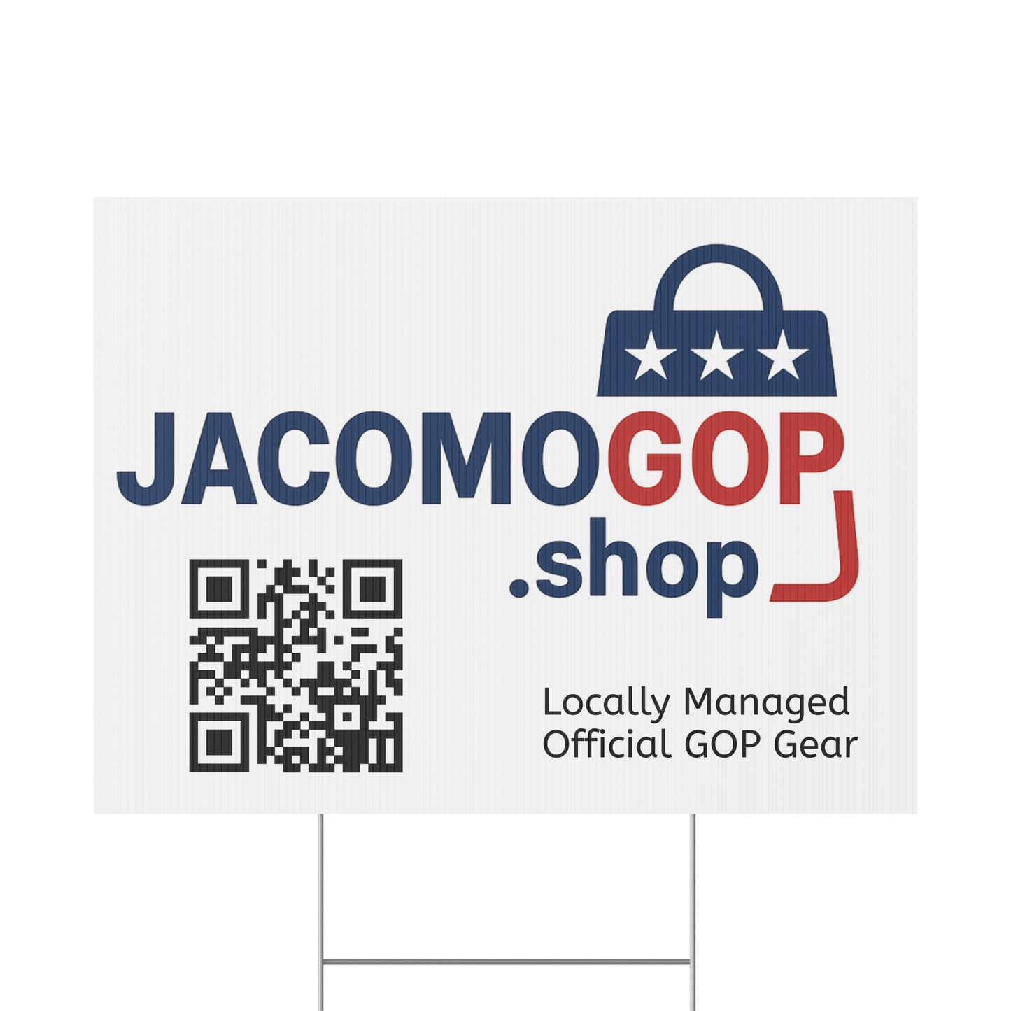 Political Yard Sign, Outdoor Garden Decor, Campaign Advertising, Customizable Signage, Election Display, Home & Business