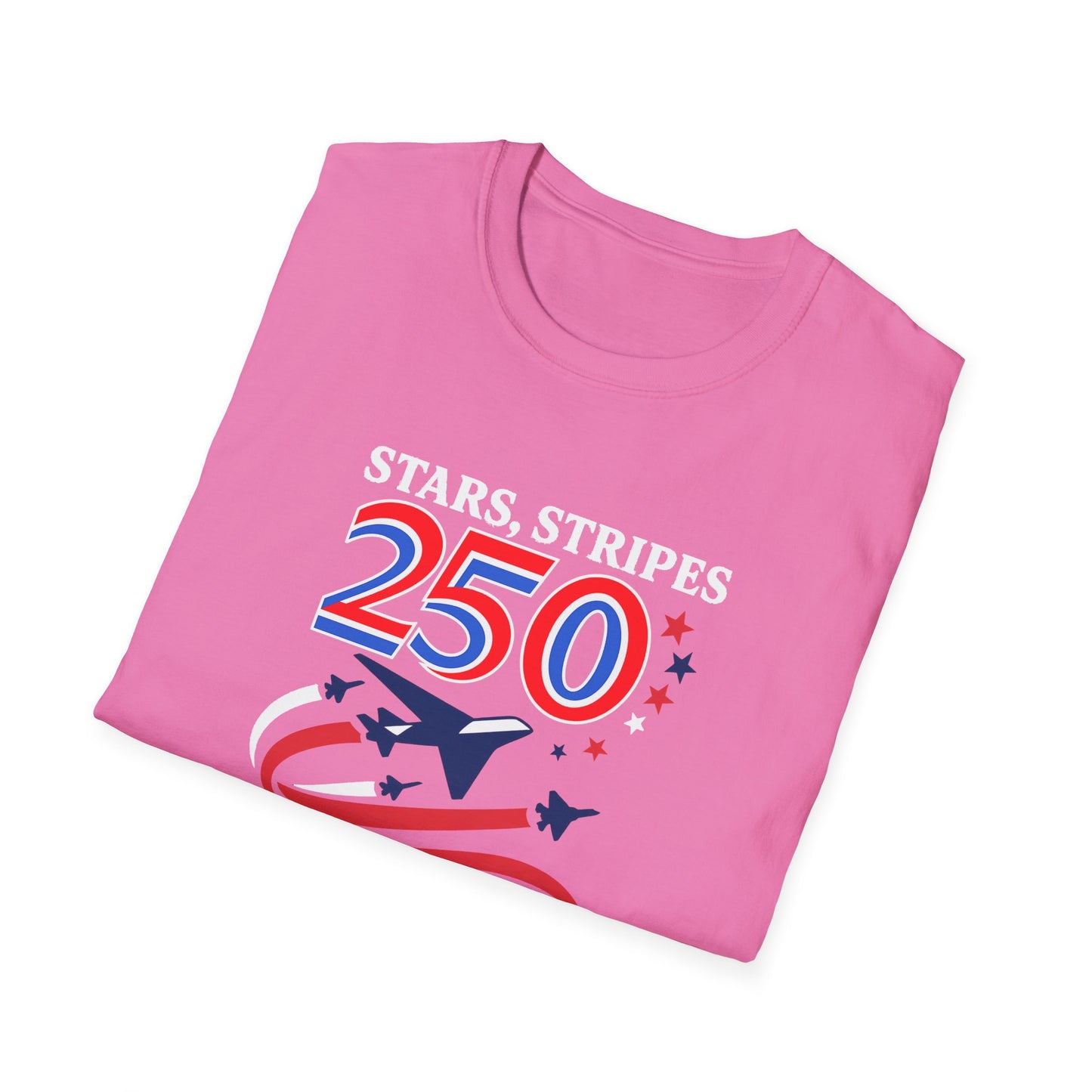 Patriotic Anniversary T-Shirt, Fourth of July shirt, Stars and Stripes tee, 250 Years Strong shirt, USA celebration apparel