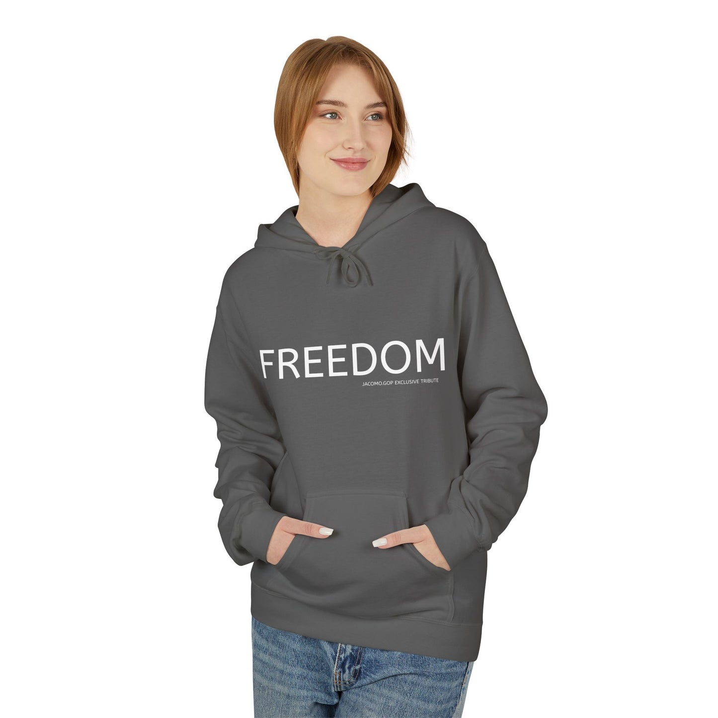 FREEDOM Patriotic Faith Hoodie, Unisex Inspirational Sweatshirt, Tribute Gift, Freedom Apparel, Motivational Hoodie