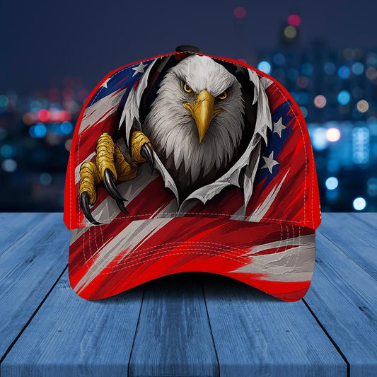 All-over Print Baseball Cap (Red)