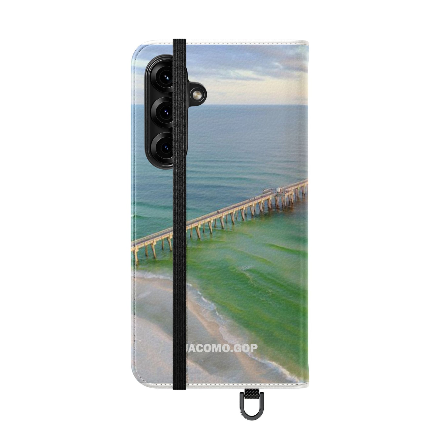 Gulf of America Flip Case, Coastal Phone Cover, Beach Chic Accessory, Travel Gift, Summer Vibe